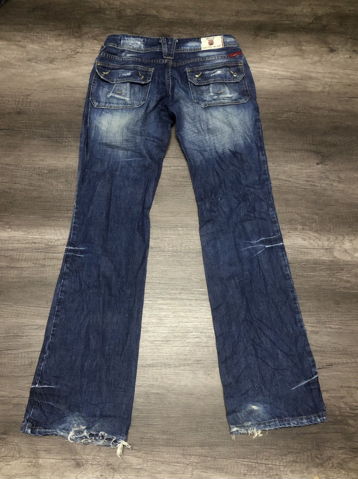 If Six Was Nine × Japanese Brand Trois Filles Jeans Bush Pants Design 3.F.I.J Denim Size 30" / US 8 / IT 44 - 10 Thumbnail