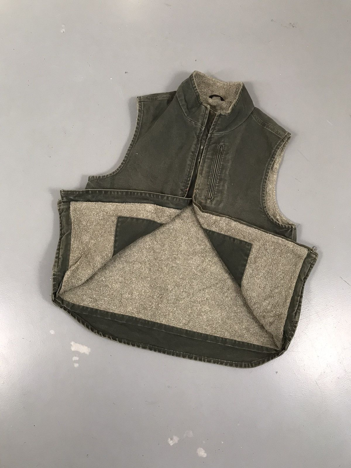 Carhartt × Vintage Vintage 90s Carhartt Sherpa line vest Size US L / EU 52-54 / 3 - 6 Thumbnail
