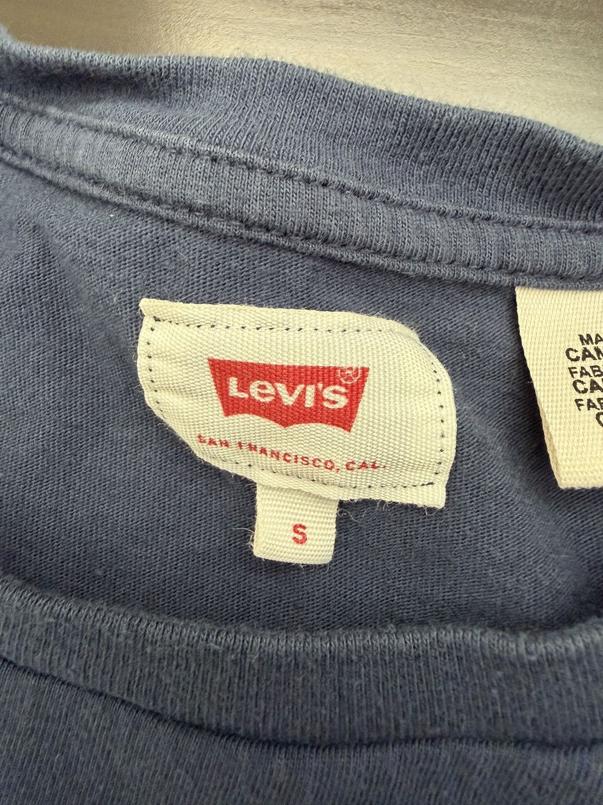 Levi's Levi’s Navy Blue Long Sleeve T Shirt Men’s Size Small Size US S / EU 44-46 / 1 - 3 Thumbnail