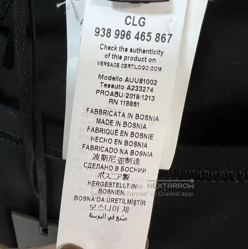 Versace Versace Black Sleeveless Men's T-Shirt . Size US S / EU 44-46 / 1 - 5 Thumbnail