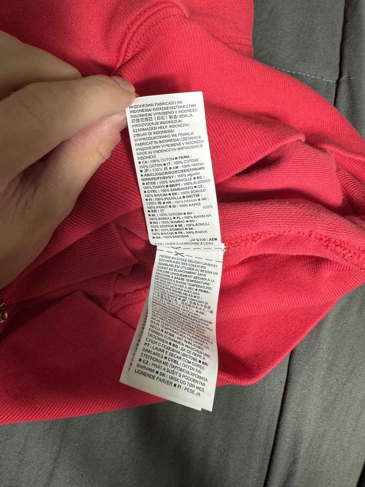 Gap × Yeezy Yeezy X Gap Hoodie - Red Size S Size US S / EU 44-46 / 1 - 8 Thumbnail