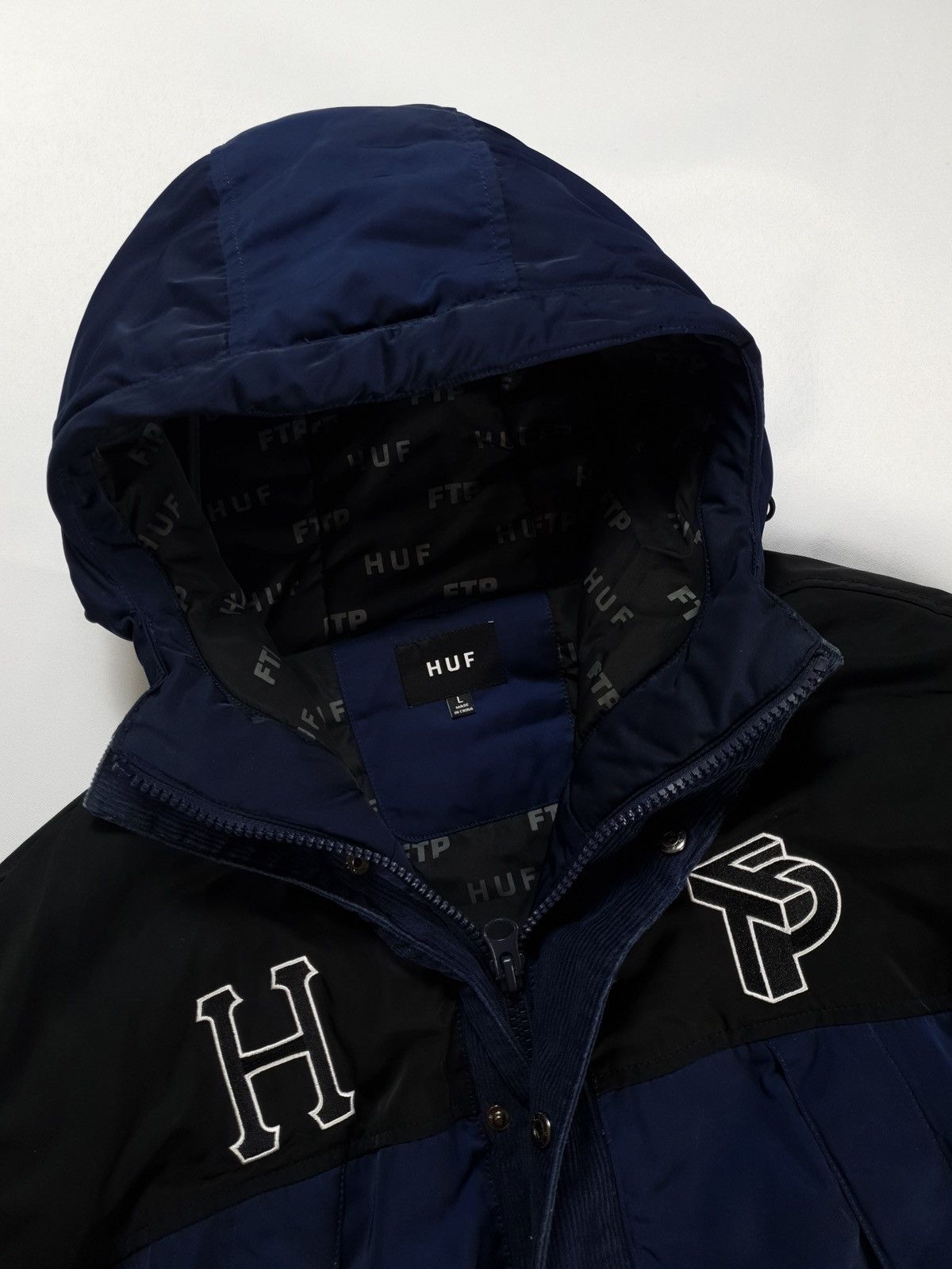 Fuck The Population × Huf FTP x HUF Corduroy Lined Jacket (2016) Size US L / EU 52-54 / 3 - 8 Thumbnail