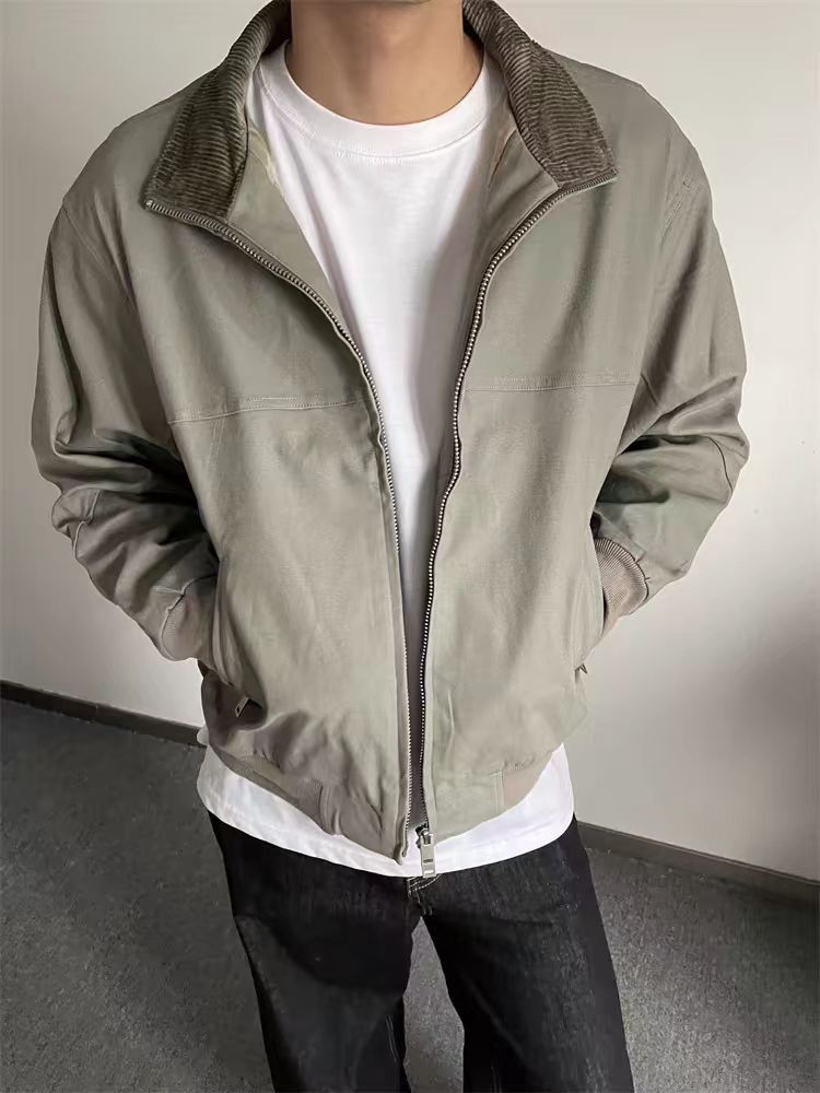 Japanese Brand × Vintage Double Zip Baseball Jacket Aviator Jacket Short Coat Size US M / EU 48-50 / 2 - 1 Thumbnail