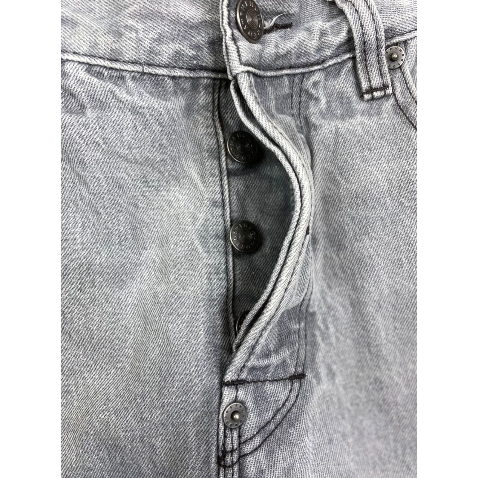 The Hundreds The Hundreds Denim Jeans Mens 30x28 Gray Casual Button Fly Skinny #6832 Size US 30 / EU 46 - 3 Thumbnail