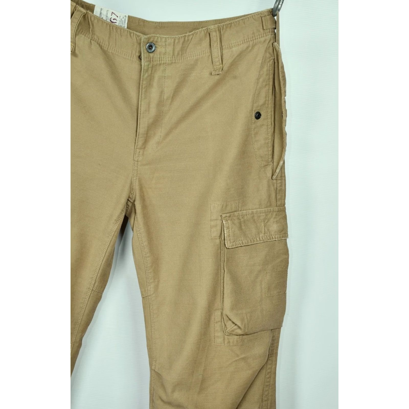 Ralph Lauren Ralph Lauren 67 Surplus Military Cargo Pants Men's W32 L34 Cargo Pocket Beige 100% Cotton Classic Fit Size US 32 / EU 48 - 4 Thumbnail