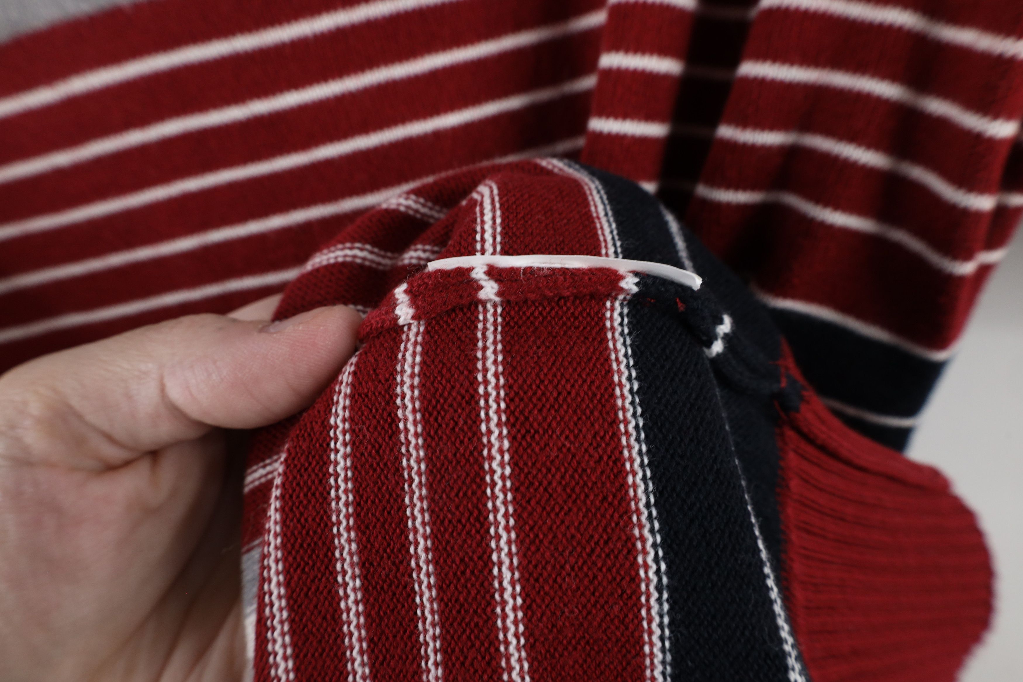 Vintage Vintage 90s Streetwear Block Knit Collared Pullover Polo Size US M / EU 48-50 / 2 - 5 Thumbnail