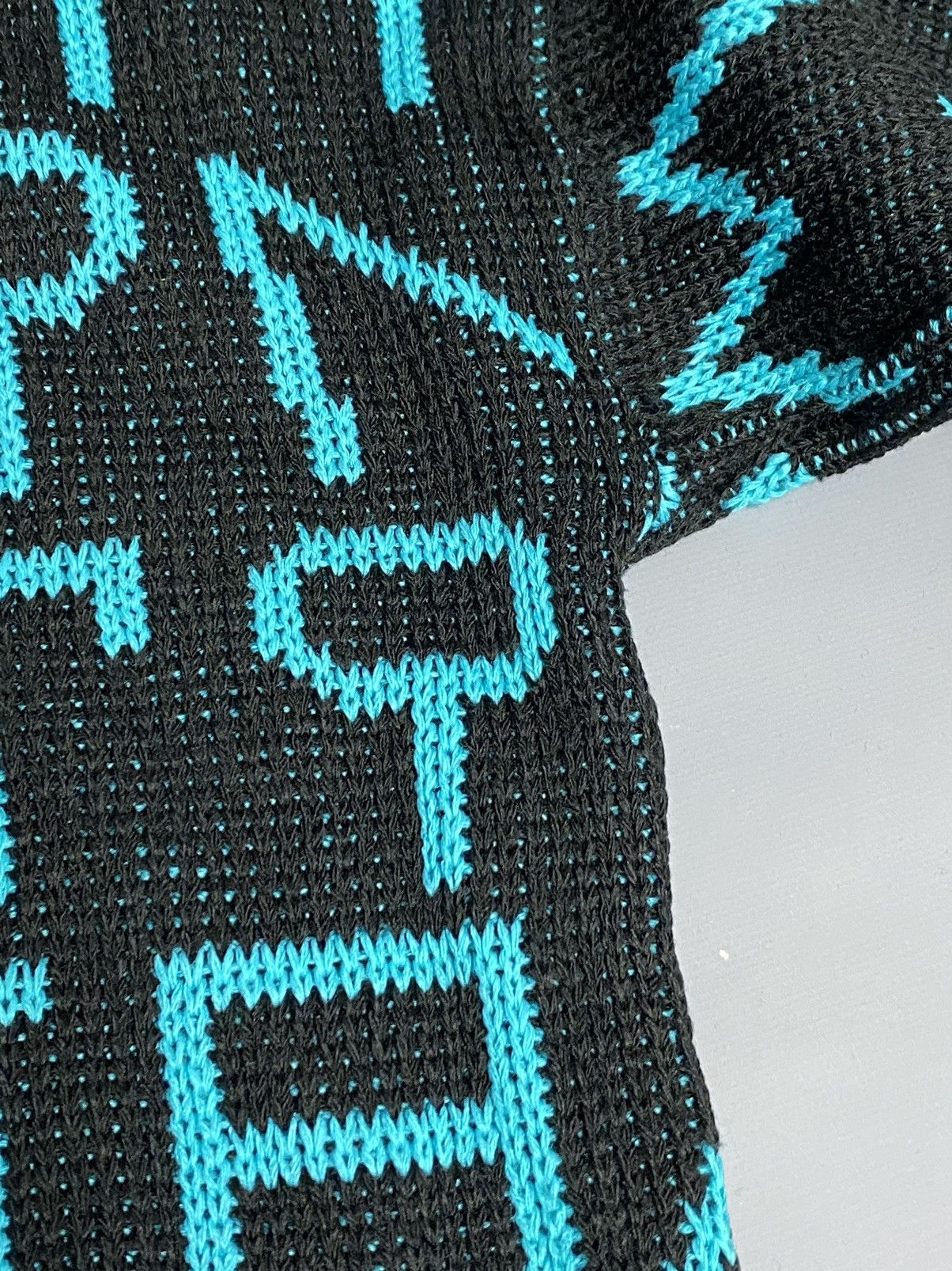 Other Vintage IN DESIGN Abstract Alphabet Acrylic Sweater USA Sz L Size US L / EU 52-54 / 3 - 21 Thumbnail