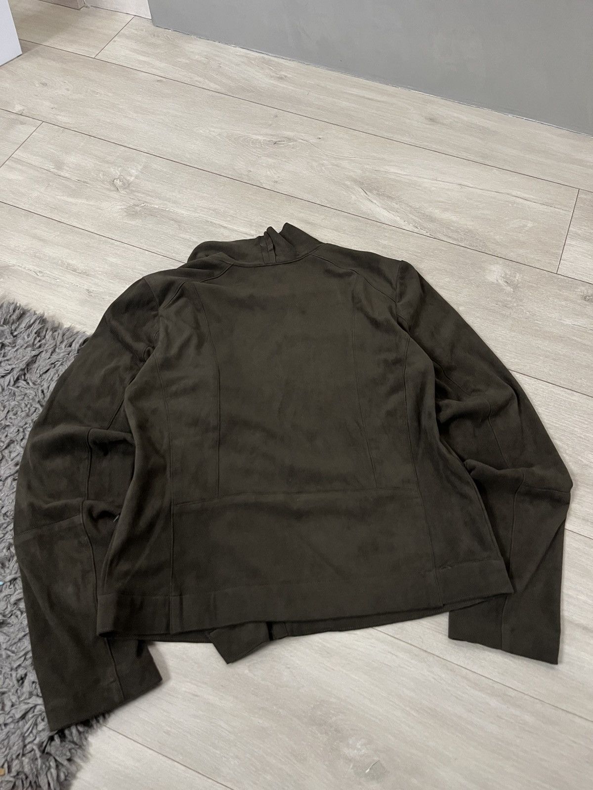 Hysteric Glamour 🔥Punk Rick Owens Vibe Biker Suede Side Zip 00's Jacket Size S / US 4 / IT 40 - 6 Thumbnail