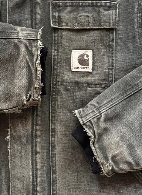 Carhartt Vintage 1990s Carhartt ‘C26 MOS’ (Moss Green) Quilted Size US M / EU 48-50 / 2 - 2 Thumbnail