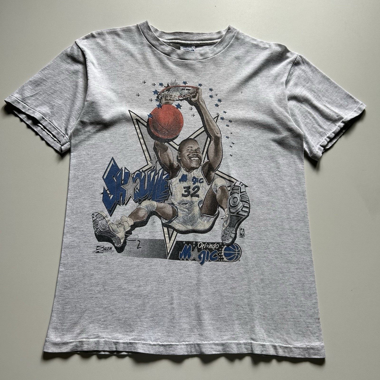 NBA Vintage 90s Reebok Shaq #32 T-Shirt NBA Orlando Magic | Grailed