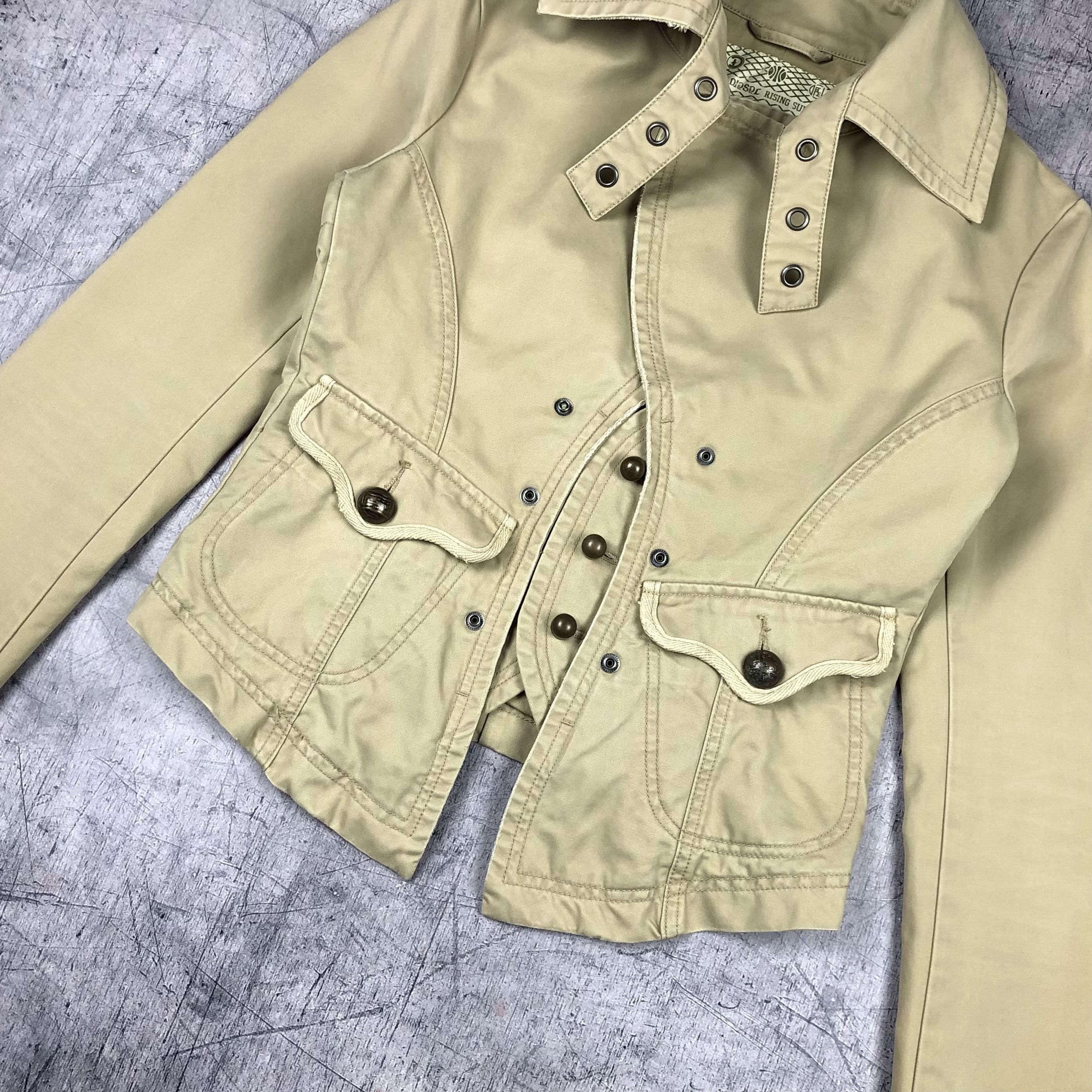 Diesel Y2K Diesel Jacket Rising Sun Avant Garde Size L / US 10 / IT 46 - 8 Thumbnail