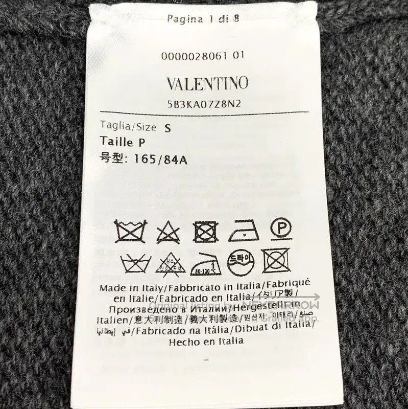 Valentino Valentino Women's Black Grey Cardigan Sweater . Size S / US 4 / IT 40 - 6 Thumbnail
