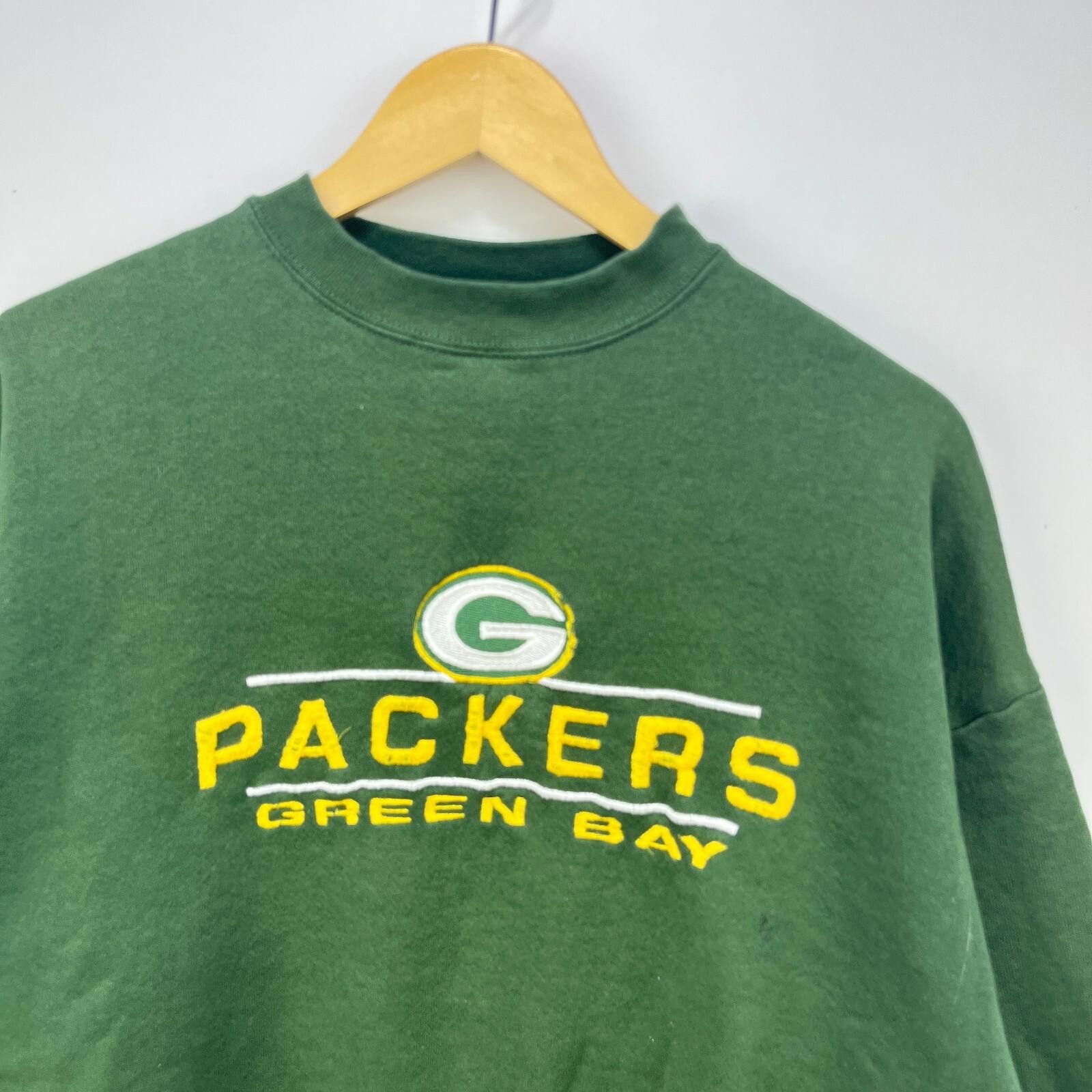 Other Vintage 90s Green Bay Packers Sun Faded Sweatshirt Large Size ONE SIZE - 2 Thumbnail