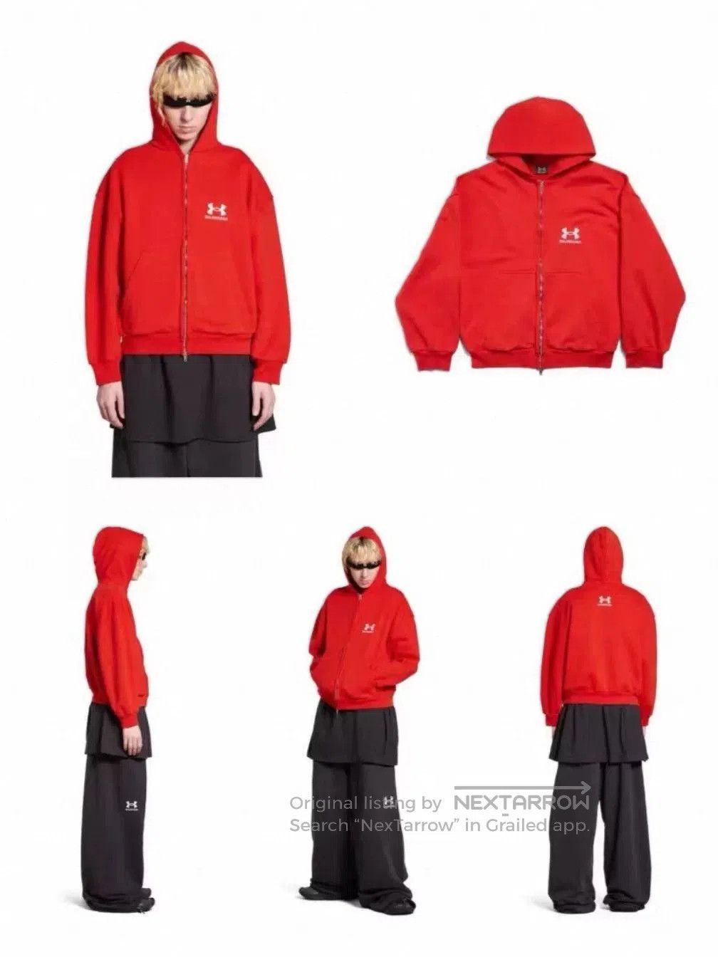 Balenciaga balenciaga under armour embroidered zip hoodie set. Size US M / EU 48-50 / 2 - 8 Thumbnail