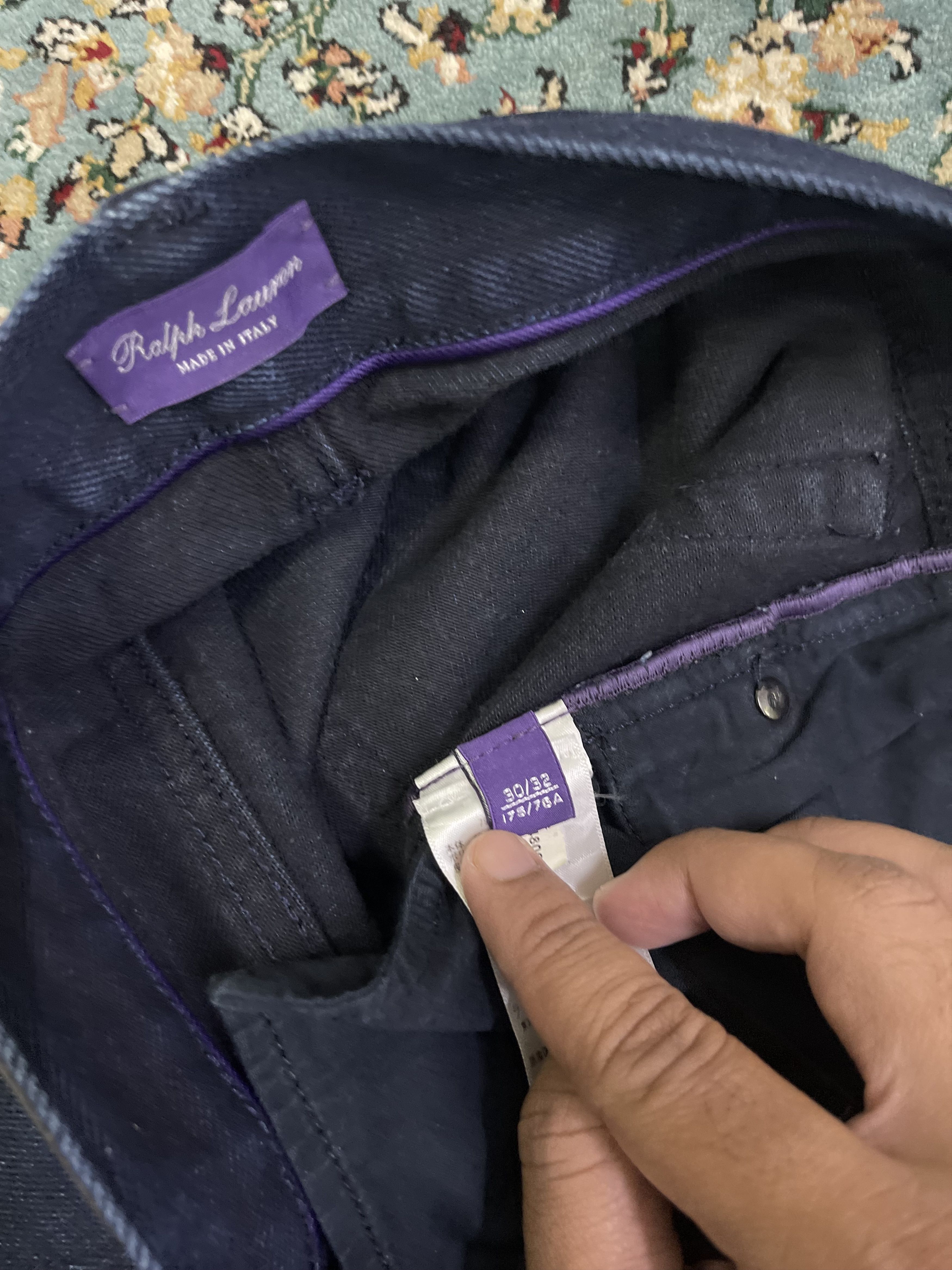 Ralph Lauren Purple Label Ralph Lauren Purple Label Indigo Denim Made in ITALY Size US 30 / EU 46 - 14 Thumbnail