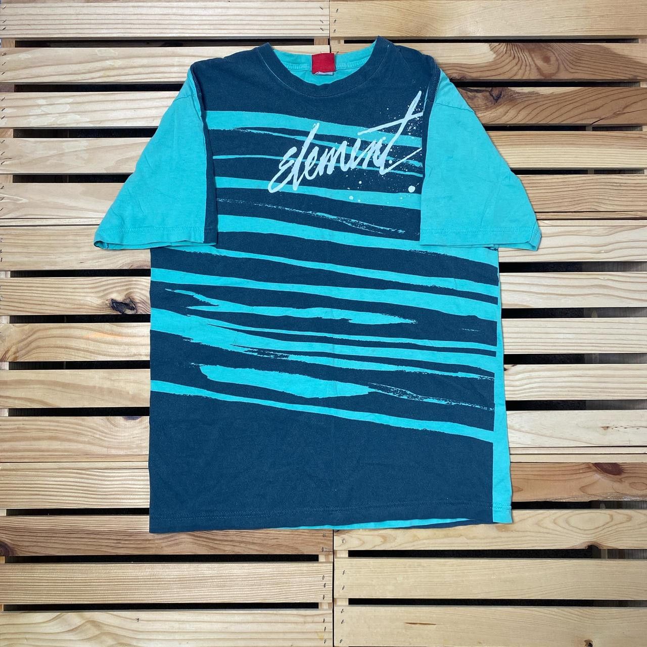 Element Vintage Element Skateboards Green Y2K Skate Tee Size Medium Size US M / EU 48-50 / 2 - 1 Thumbnail