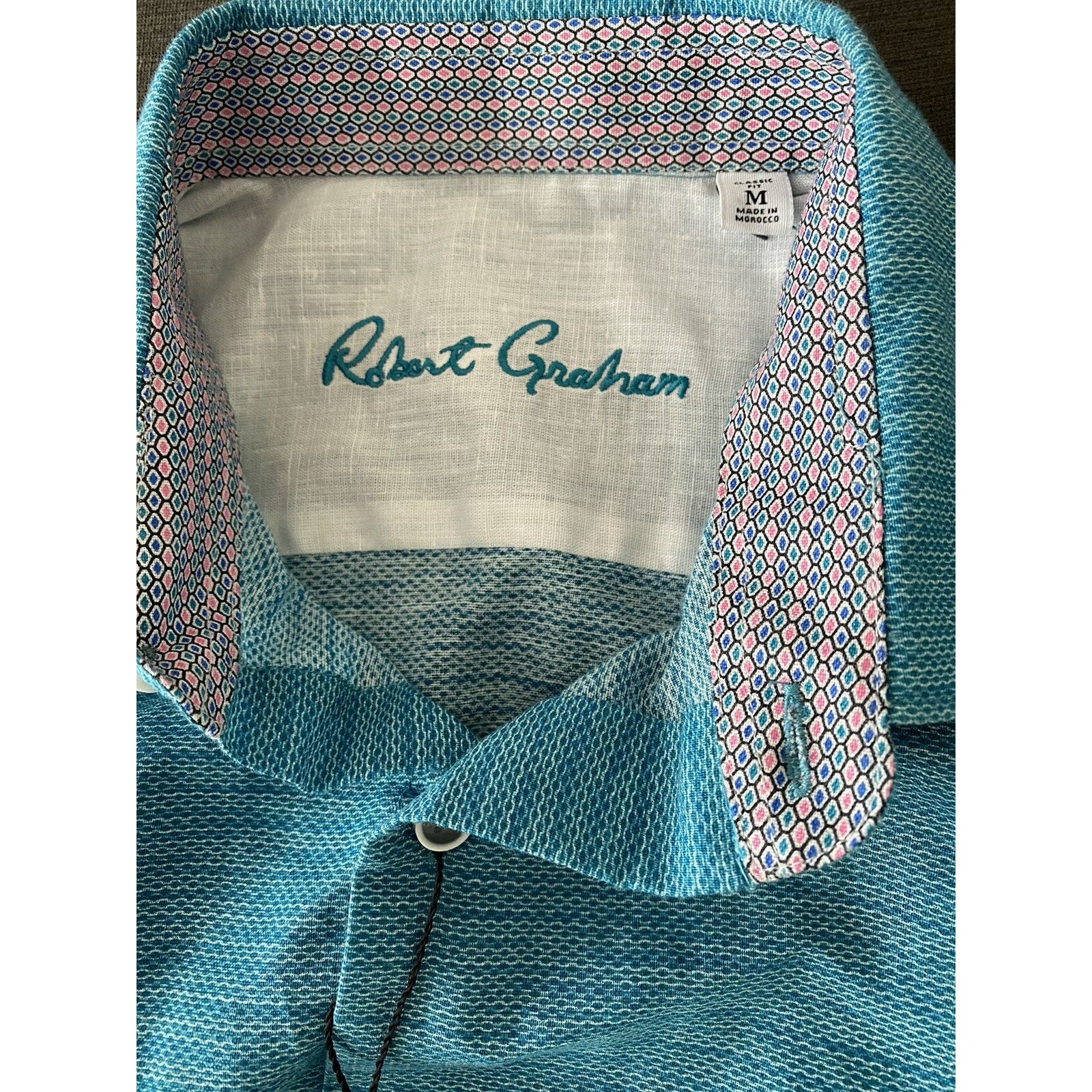 Robert Graham Robert Graham WATERS SPORT SHIRT Classic Fit size M A000859 Size US M / EU 48-50 / 2 - 5 Thumbnail