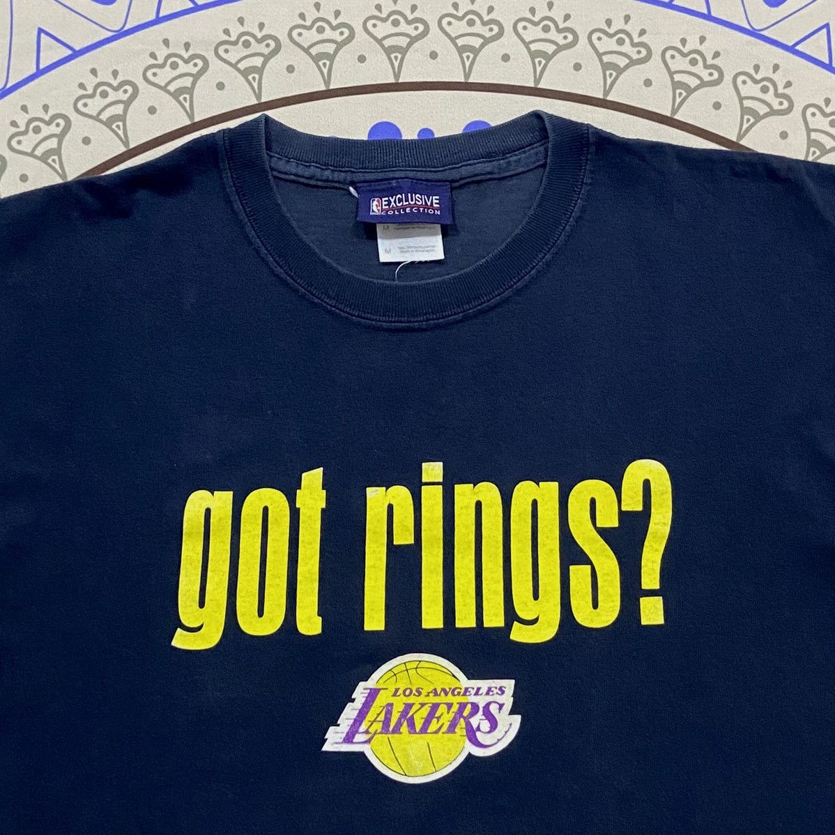 NBA × Vintage Vintage Y2K Lakers Got Rings? Size US M / EU 48-50 / 2 - 1 Thumbnail