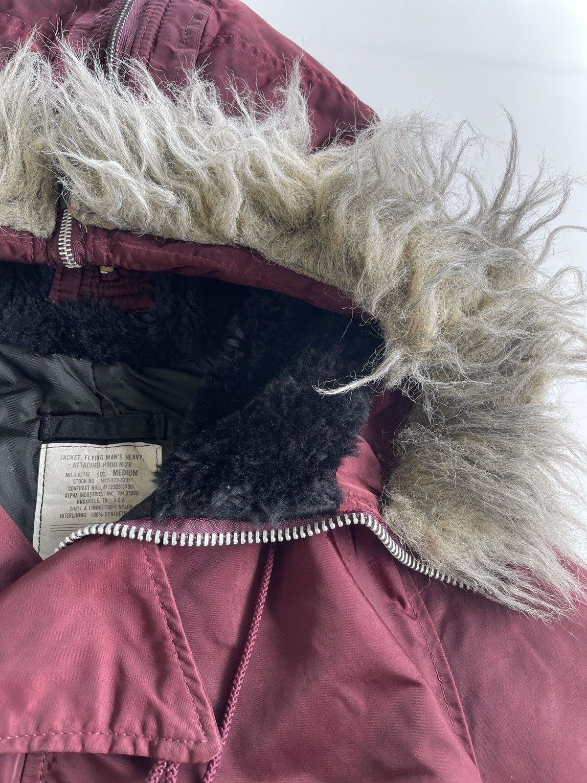 Alpha Industries N2B Alpha Industries Attached Fur Hooded Tanker Jacket Size US M / EU 48-50 / 2 - 5 Thumbnail