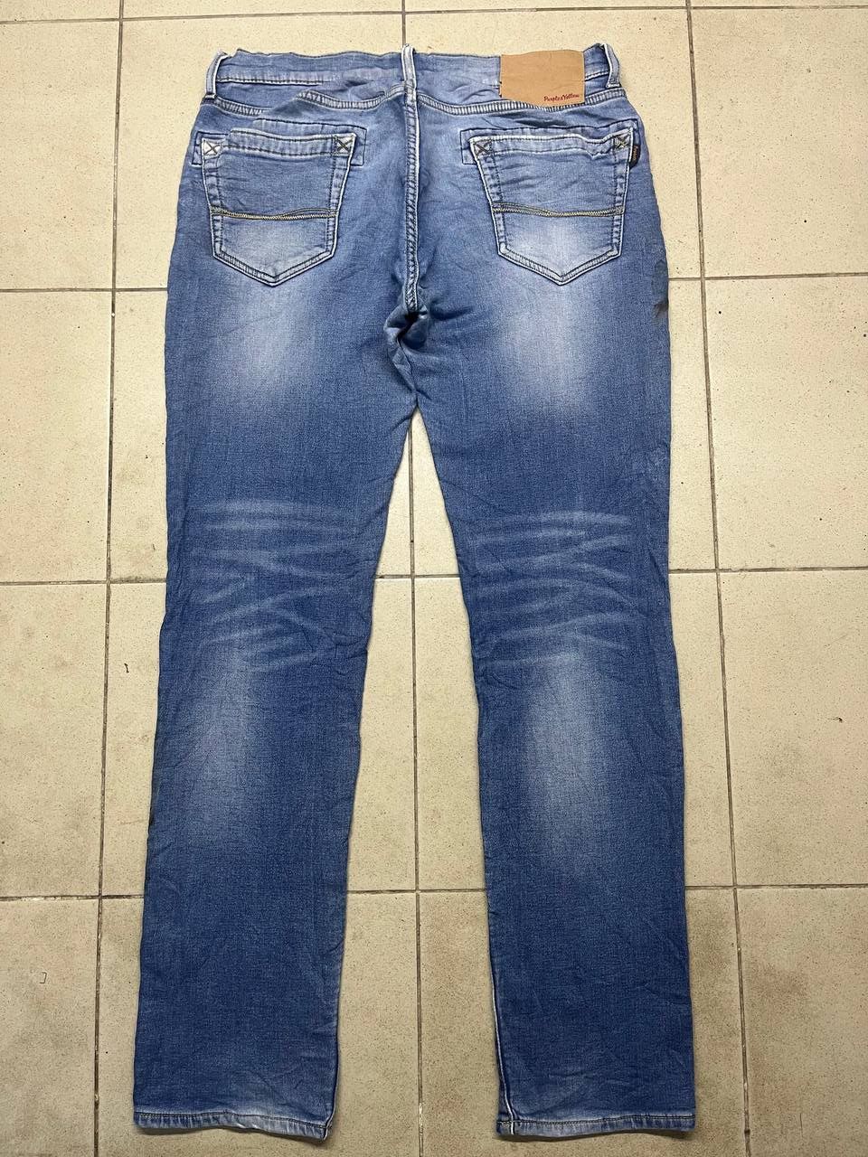 Purple Brand PURPLE & YELLOW JEANS FADED STYLE Size US 36 / EU 52 - 6 Thumbnail