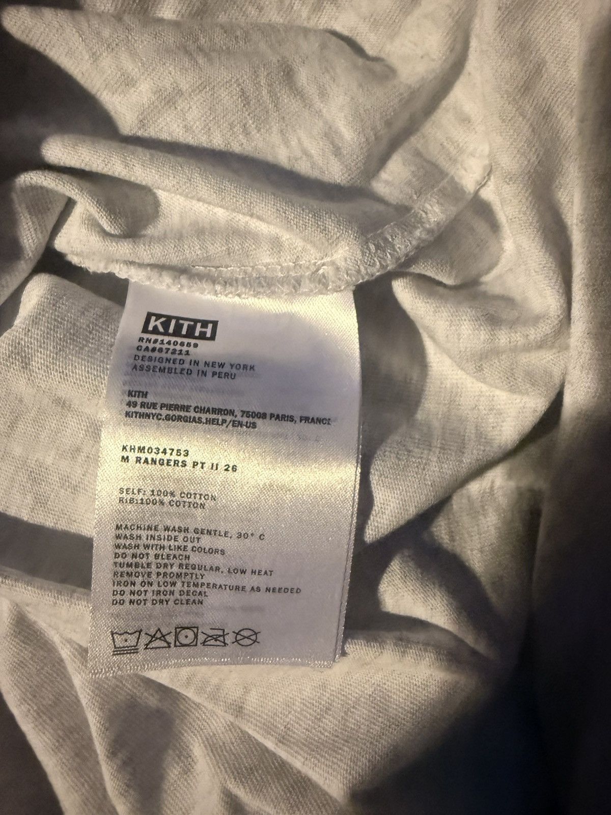 Kith Kith x New York Rangers MSG Puck Vintage T-Shirt Size XL Size US XL / EU 56 / 4 - 4 Thumbnail