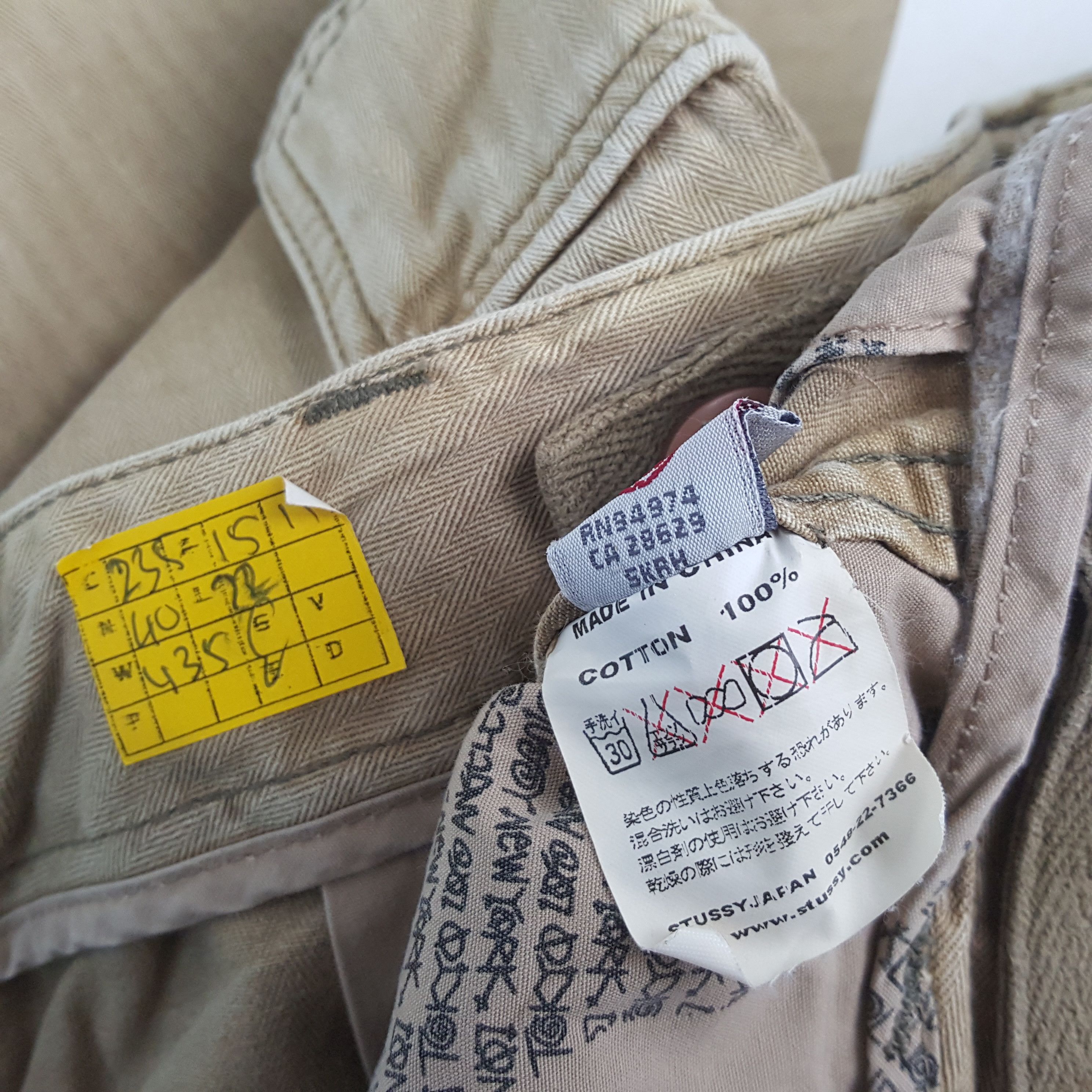 Stussy × Vintage Vintage STUSSY American Streetwear Skateboard Shorts Pants Size US 30 / EU 46 - 10 Thumbnail