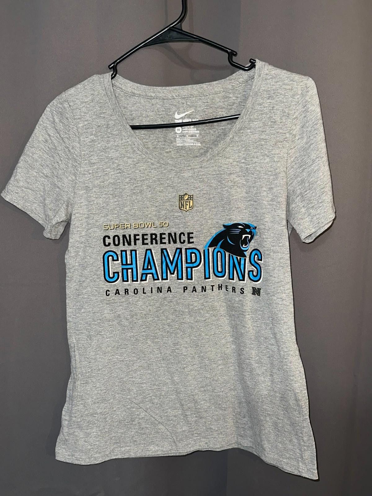 Nike Nike Carolina Panthers Super Bowl 50 NFL Conference Champs M Size M / US 6-8 / IT 42-44 - 1 Thumbnail