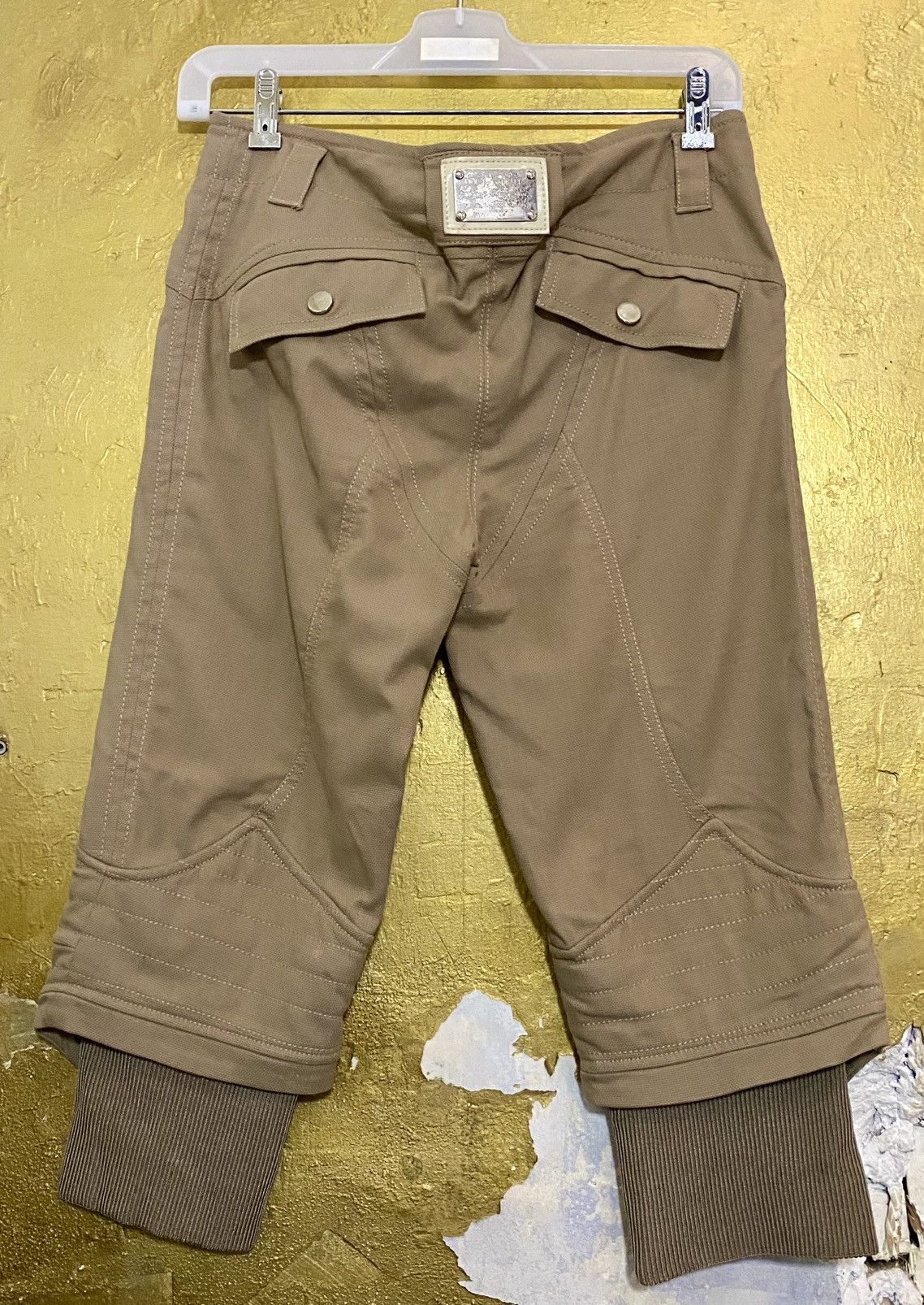 Dolce & Gabbana Dolce & Gabbana brown Capri trousers Size 25" / US 0 / IT 36 - 2 Thumbnail