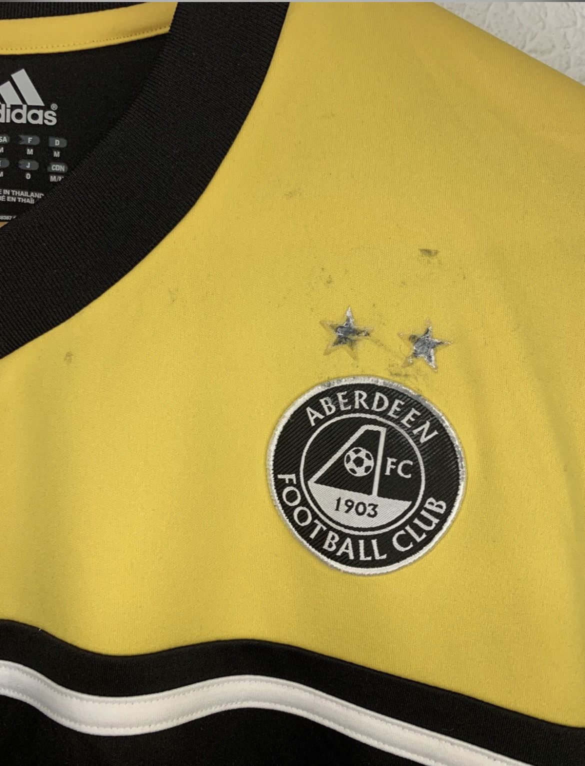 Adidas ABERDEEN ADIDAS 2012/2013 AWAY KIT SOCCER JERSEY FOOTBALL Size US M / EU 48-50 / 2 - 2 Thumbnail