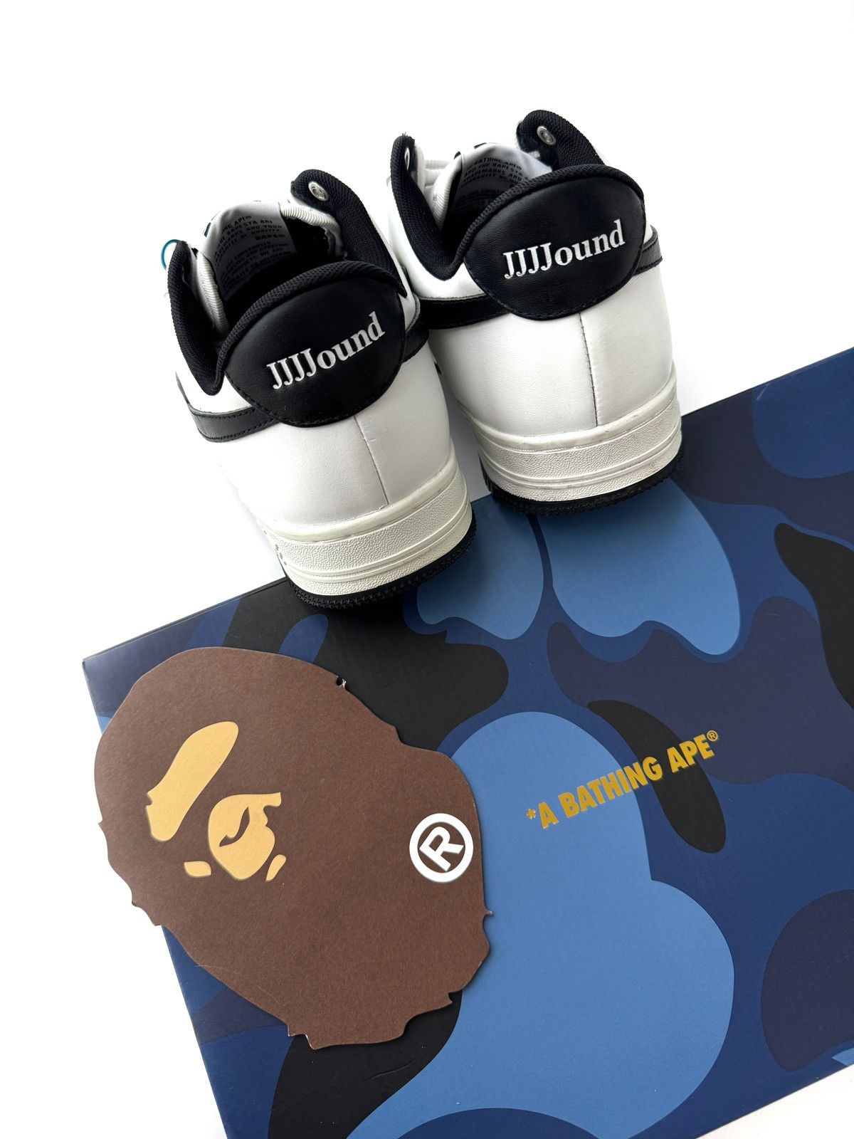 Bape × JJJJound A Bathing Ape Bape Sta x JJJJound Sneakers White Size US 8.5 / EU 41-42 - 5 Thumbnail