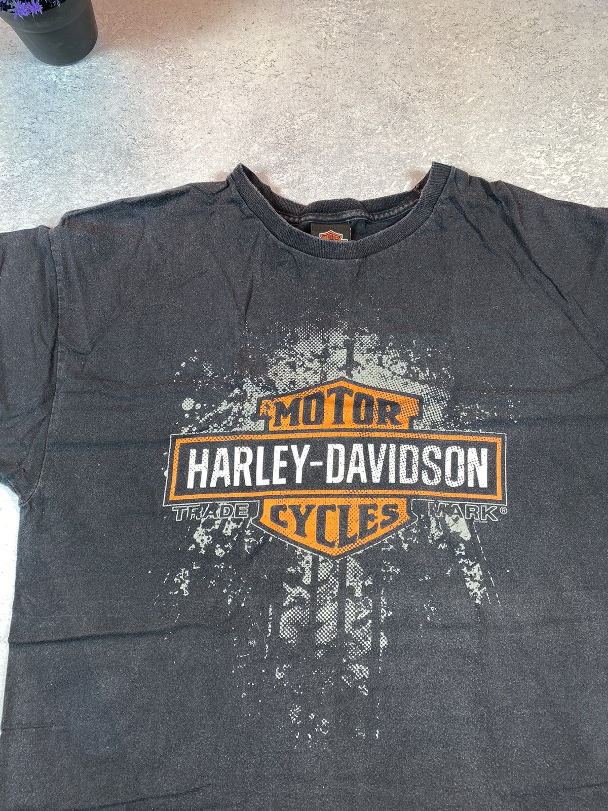 Harley Davidson × Vintage Vintage Harley Davidson Men’s Black T-shirt With Logo 2009 Size US XL / EU 56 / 4 - 4 Thumbnail