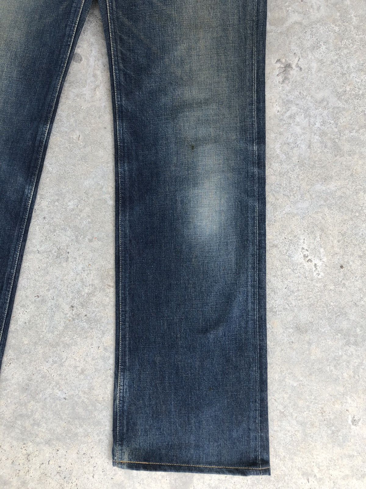 If Six Was Nine Japanese Lee Flared Jeans Distressed Jeans Size US 31 - 7 Thumbnail