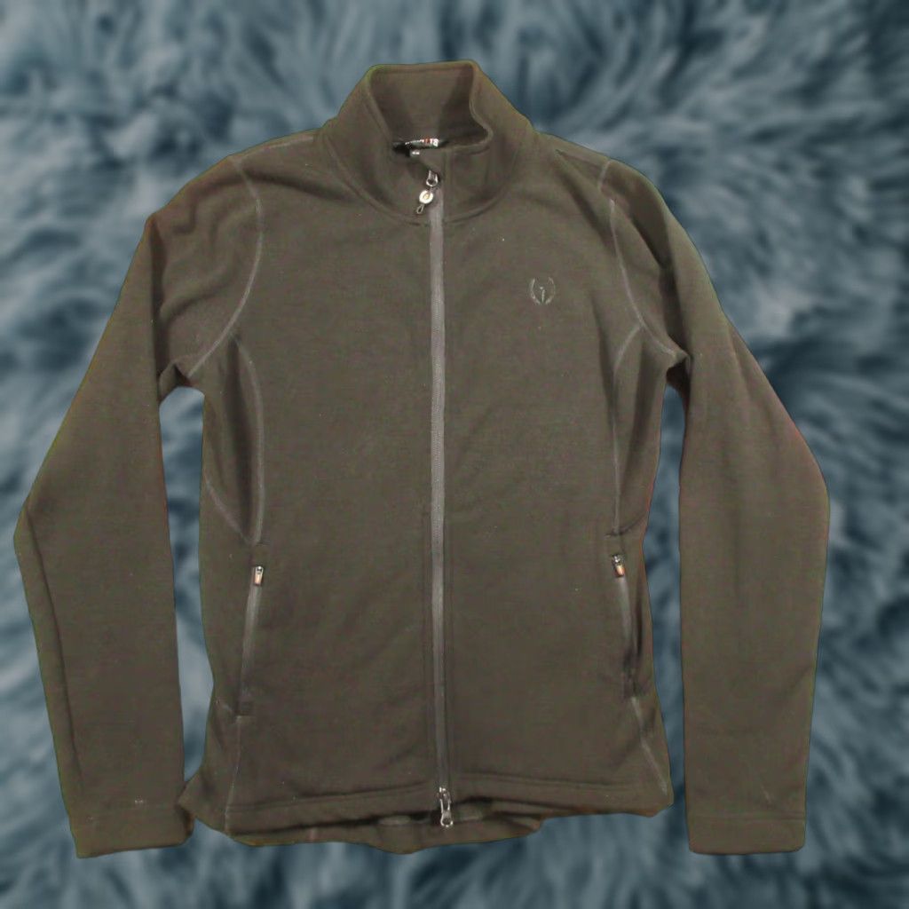 Vintage Kerrits Jacket Women M Black Wool Blend Softshell Slim Fit Full Zip Pockets Equestrian Riding Size M / US 6-8 / IT 42-44 - 1 Thumbnail