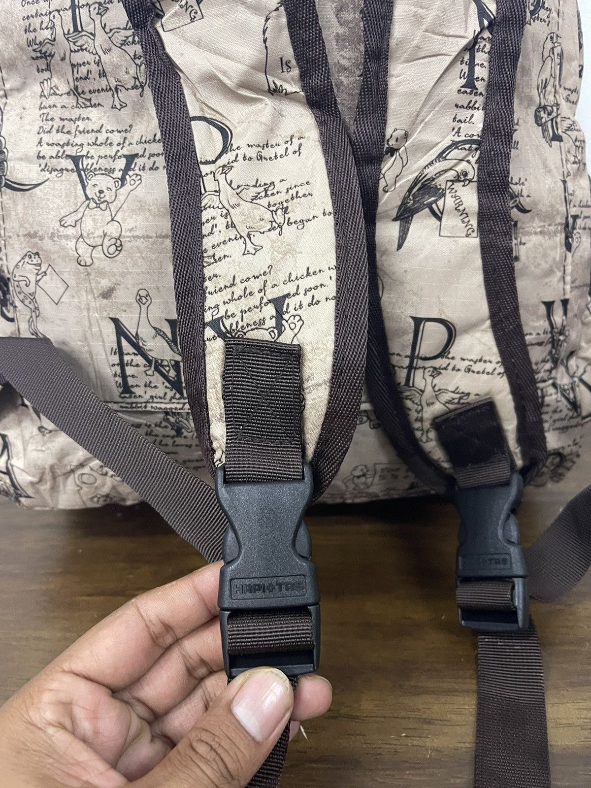 Japanese Brand Unisex HAPI+TAS Fullprint nylon bagpack Size ONE SIZE - 6 Thumbnail