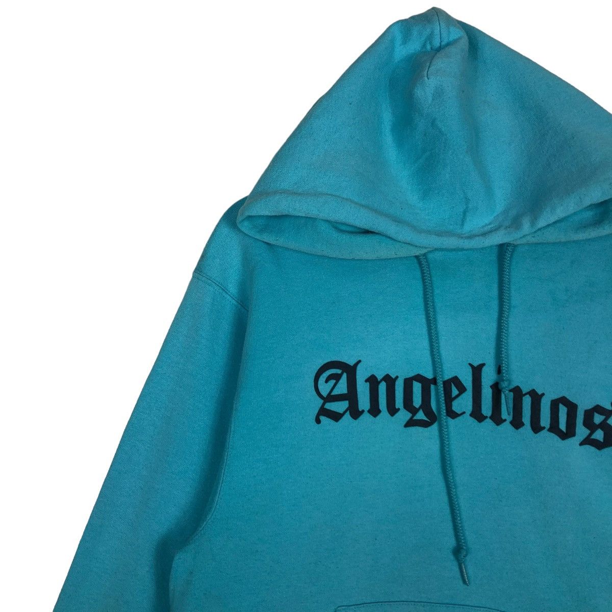 Vintage 🔥Vtg Hoodie Pull Over Jerzees USA Angelinos Big Logo Size US S / EU 44-46 / 1 - 6 Thumbnail