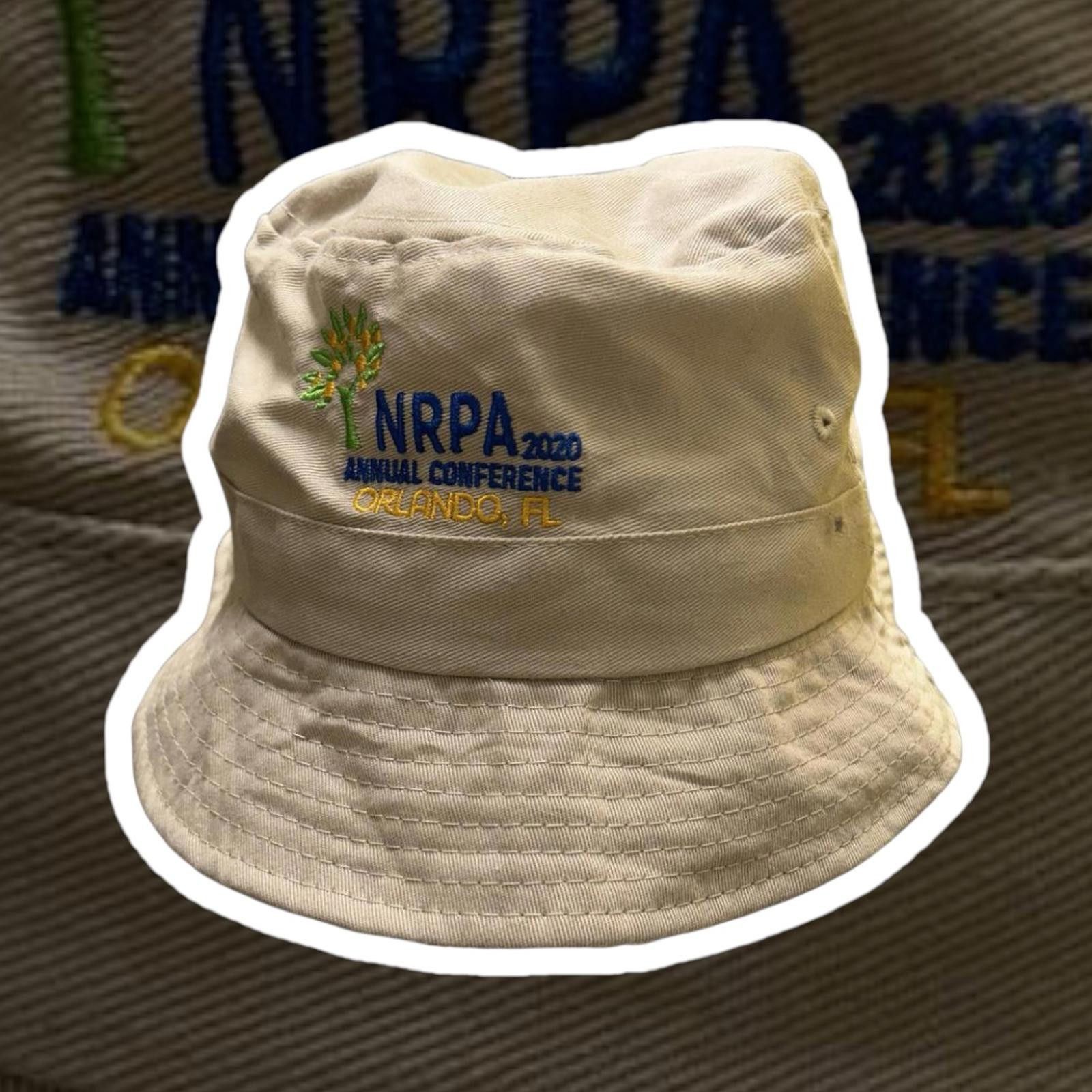 Designer NRPA 2020 Annual Conference Bucket Hat - Beige Size ONE SIZE - 1 Thumbnail