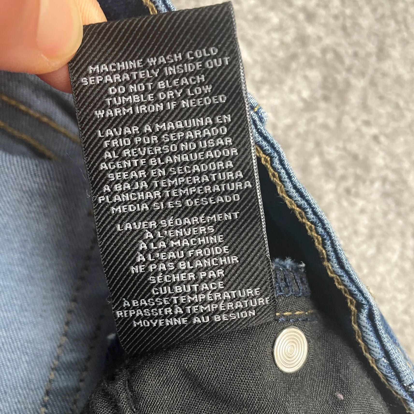 Fashion Nova FASHION NOVA Distressed Cut Off Denim Shorts Juniors 13 Blue High Rise Casual Women Size 34" / US 12 / IT 48 - 6 Thumbnail