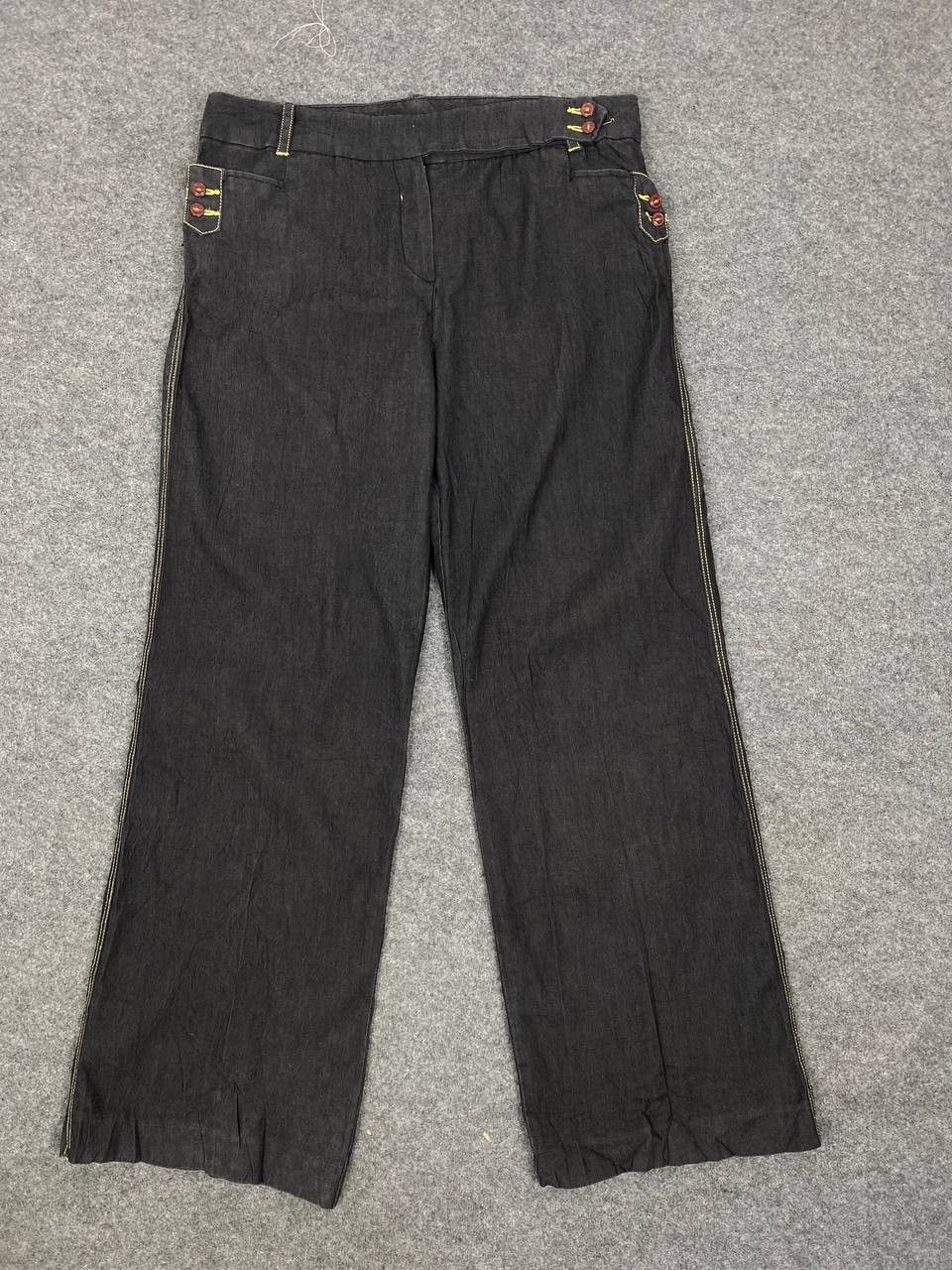 Japanese Brand vintage japanese brands wide leg pants nice design Size 36" / US 14 / IT 50 - 5 Thumbnail