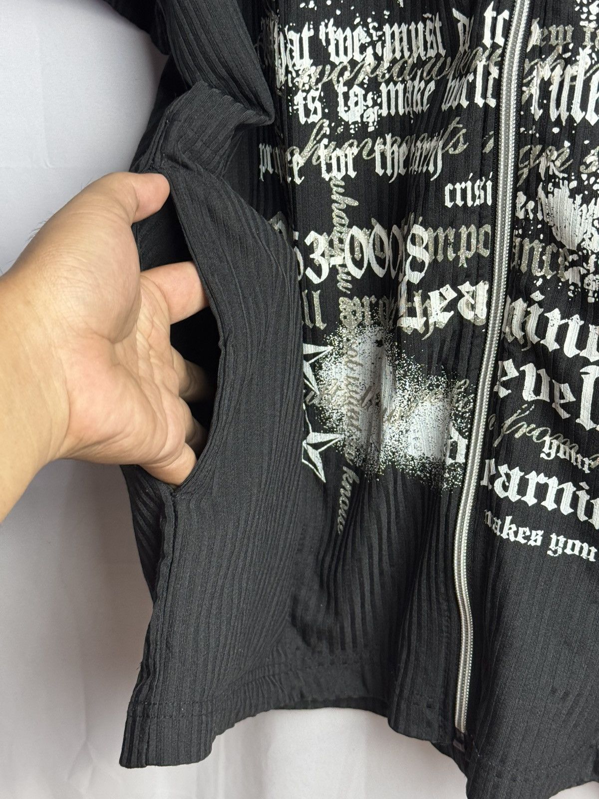 Japanese Pino Bazzo Poem Skulls Hoodie Shorts Sleeve