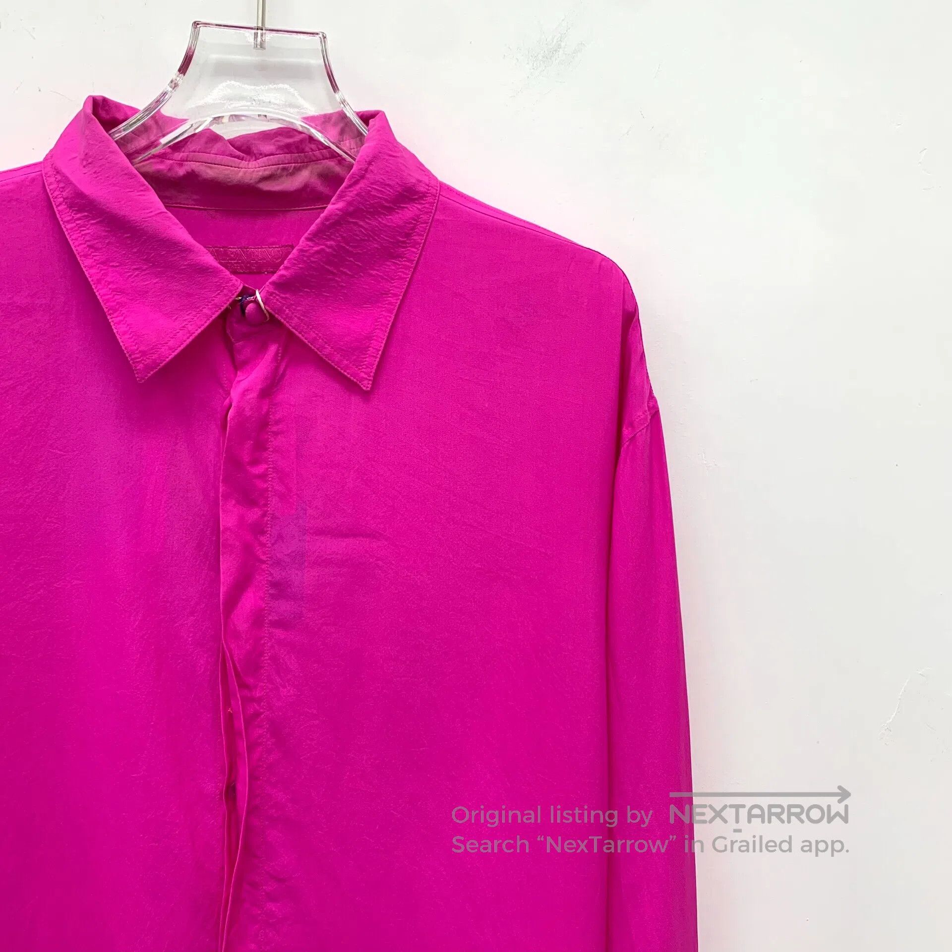 Valentino Valentino Pitaya color mulberry silk lapel single-breasted Size S / US 4 / IT 40 - 3 Thumbnail