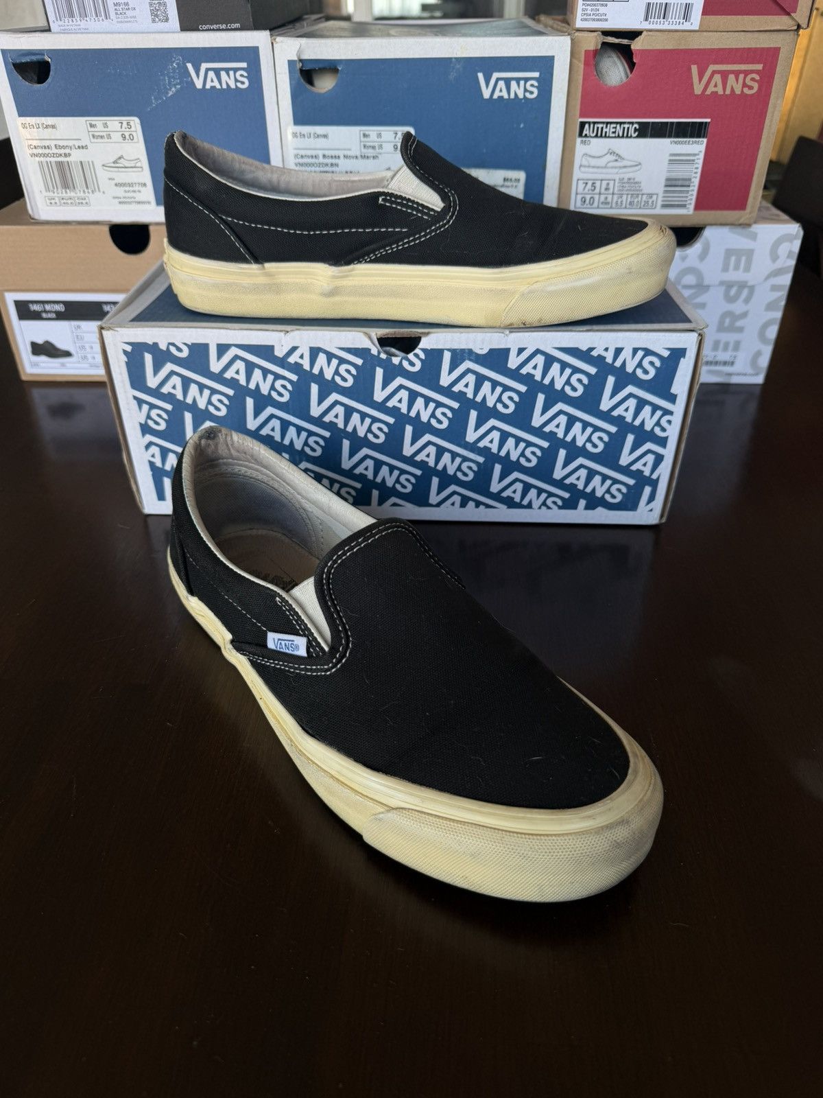 Vans Vans Vault black slip-on Size US 7.5 / EU 40-41 - 1 Thumbnail