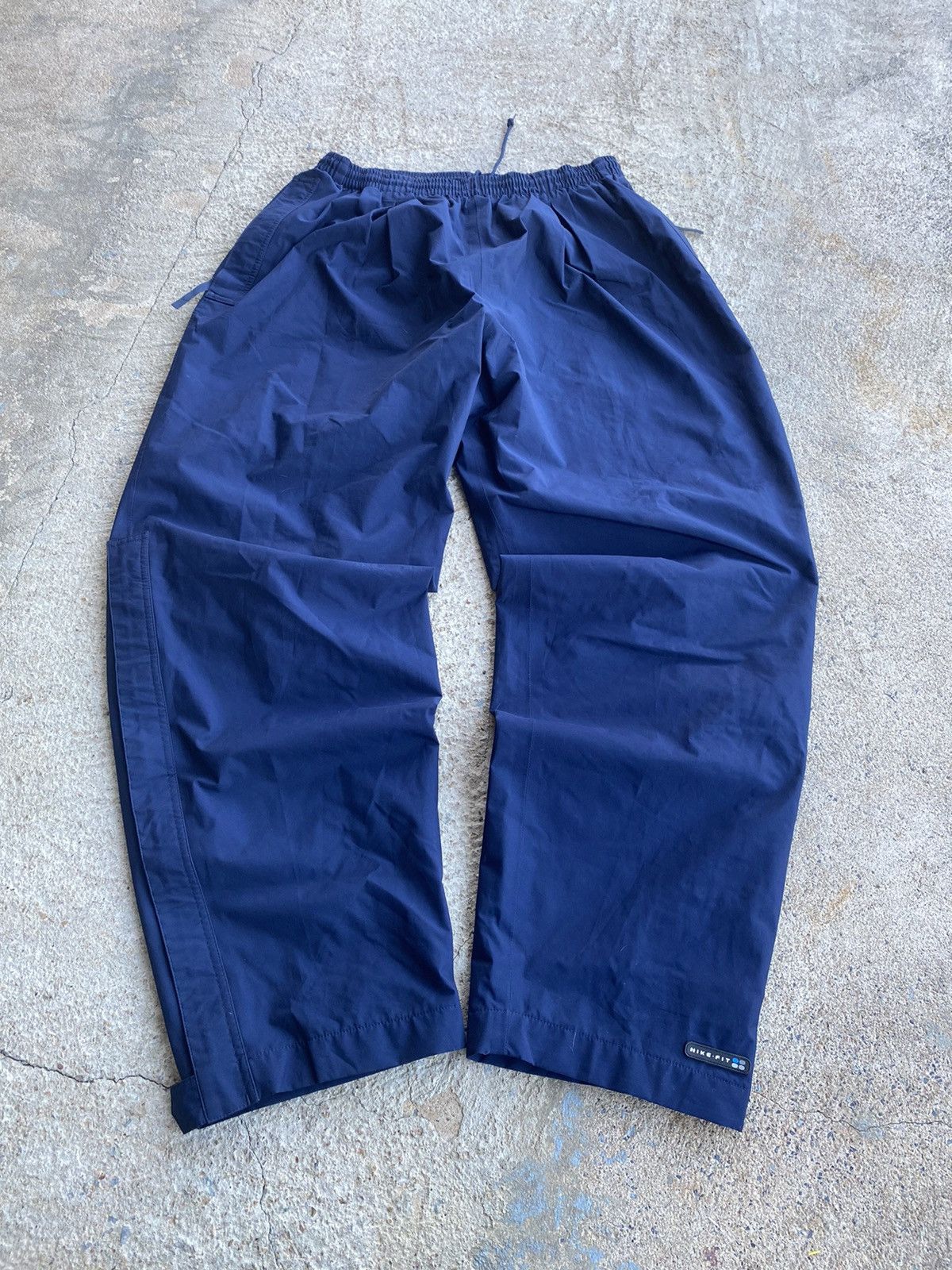 Nike × Vintage Vintage Y2K Nike Fit Baggy Loose Track Jnco Pants Size US 30 / EU 46 - 1 Thumbnail