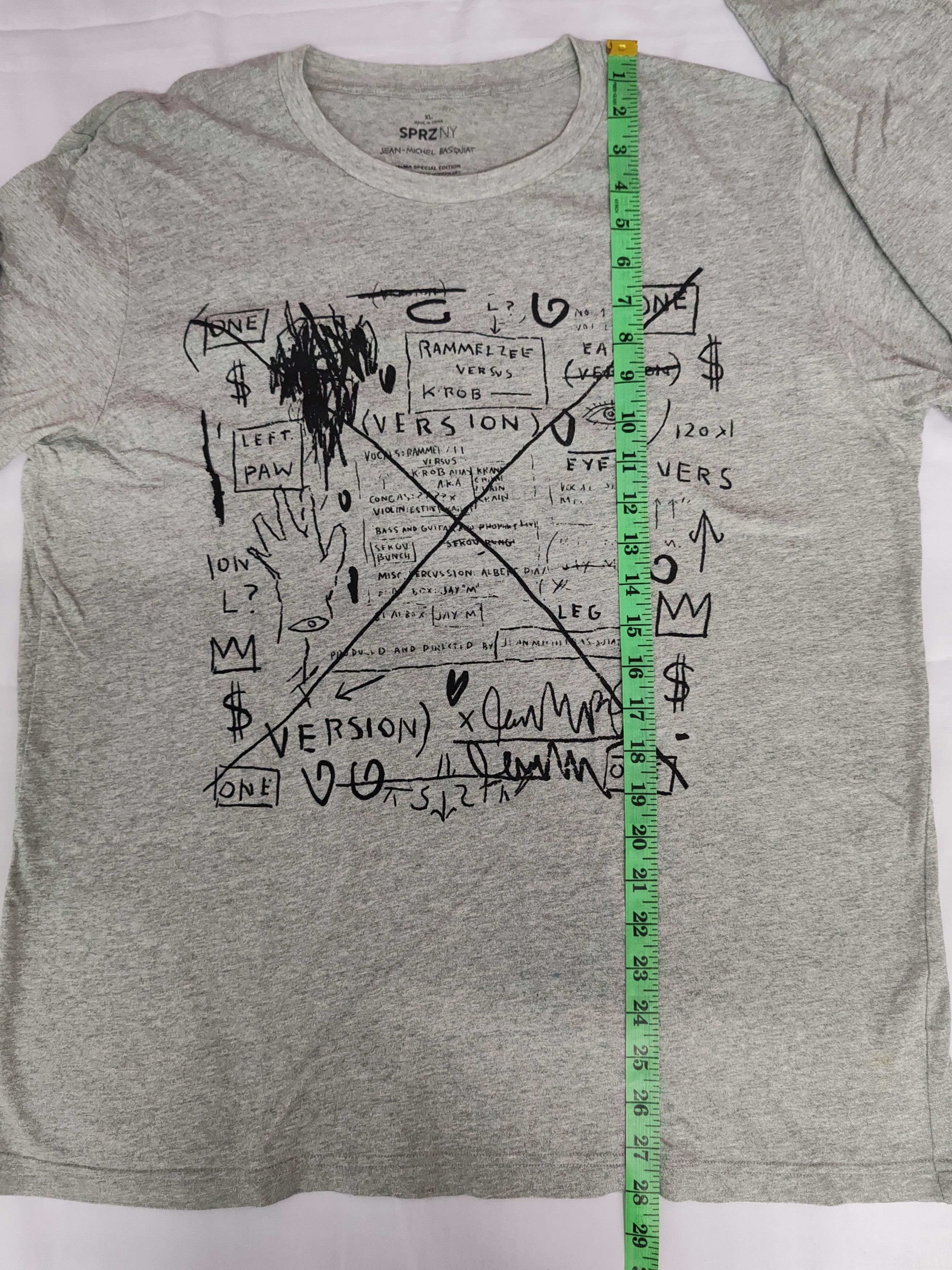 Jean-Michel Basquiat Jean Michel Basquiat Long Sleeve Tee Art Designer Size US XL / EU 56 / 4 - 6 Thumbnail