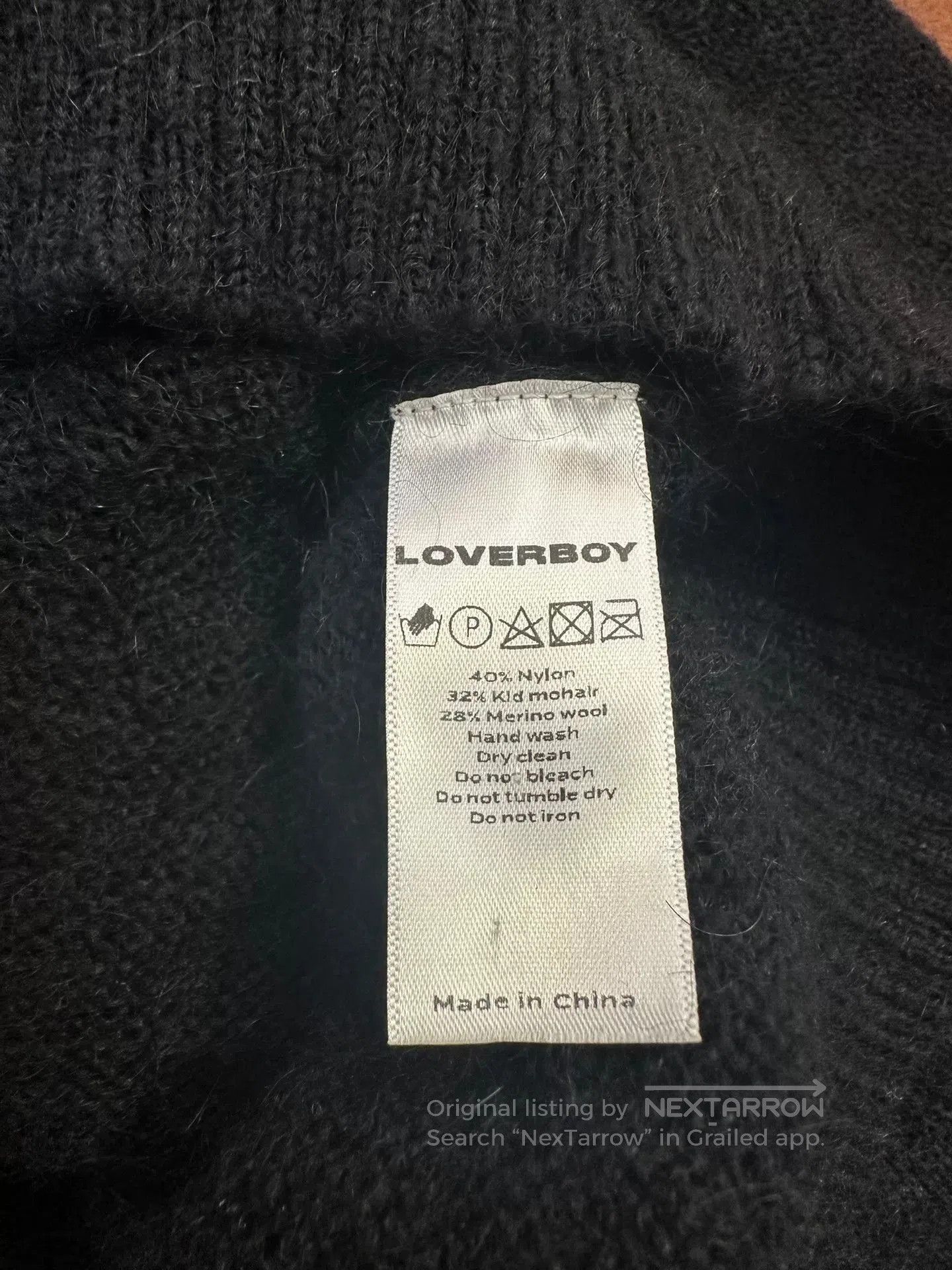 Japanese Brand Charles Jeffrey Loverboy Knit Hoodie Sweater. Size US M / EU 48-50 / 2 - 3 Thumbnail