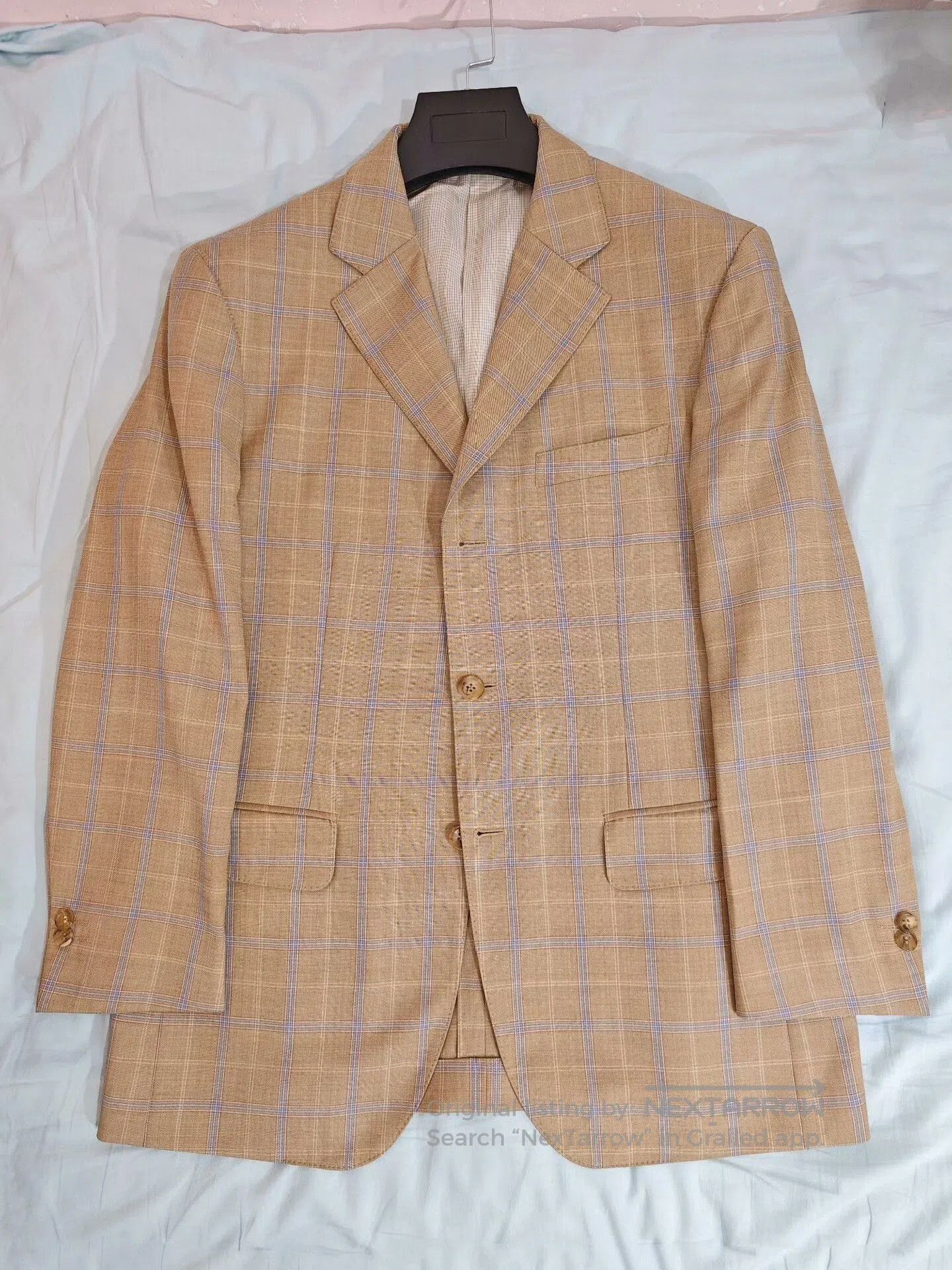 Japanese Brand Italian e. thomas Wool Blend Suit Jacket. Size US M / EU 48-50 / 2 - 5 Thumbnail