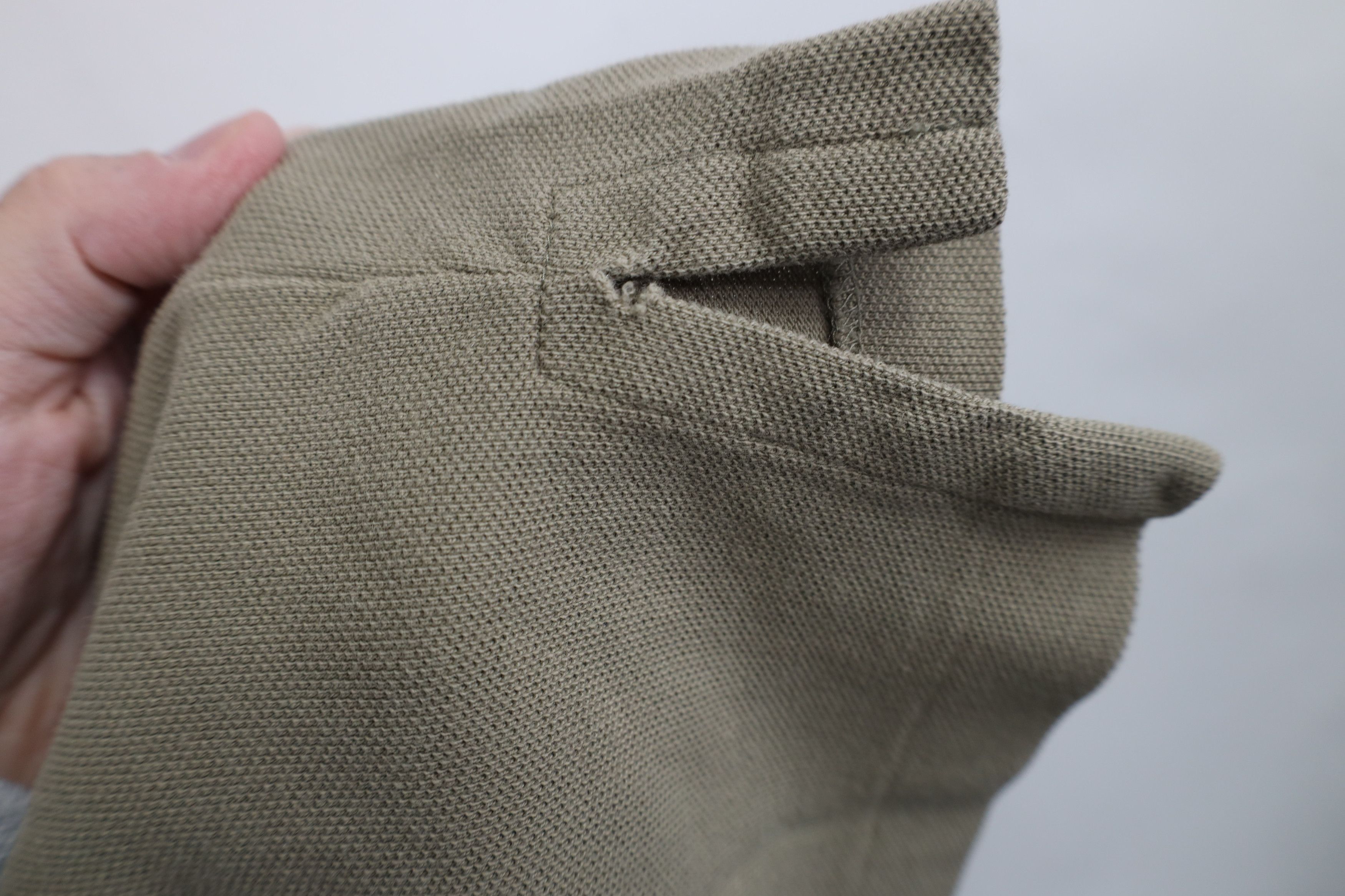 Vintage Vintage 90s Streetwear Blank Knit Collared Golf Polo Shirt Size US L / EU 52-54 / 3 - 11 Thumbnail