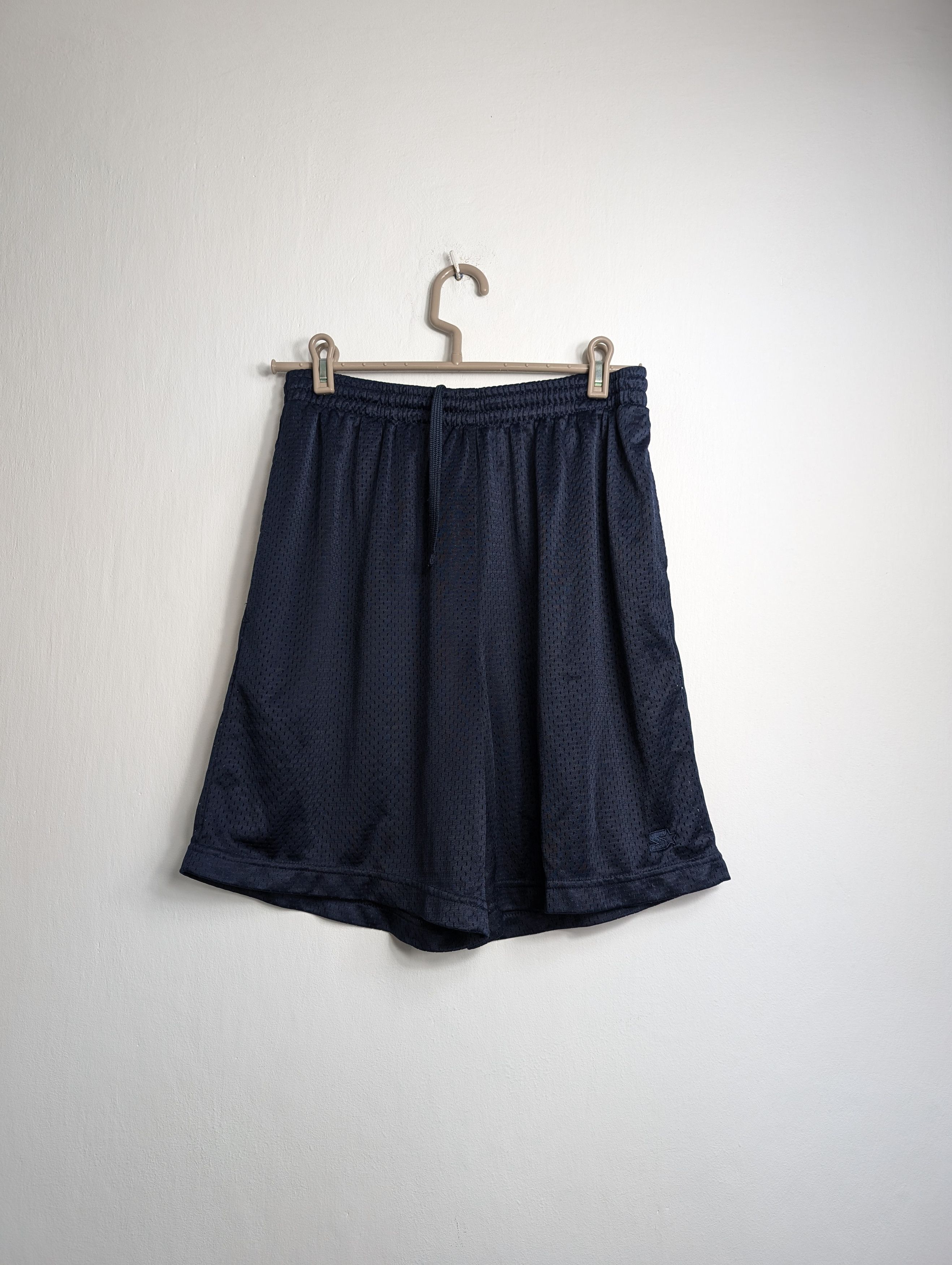 Starter × Vintage Starter Y2K Gym Shorts Navy Sportswear Retro Fit Size US 34 / EU 50 - 1 Thumbnail