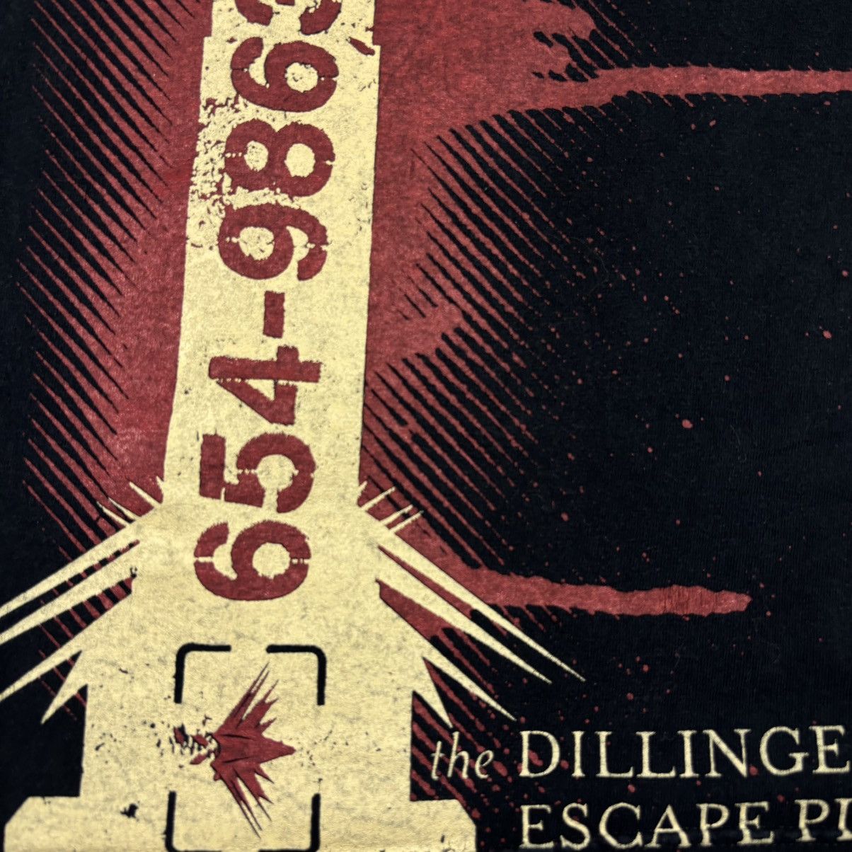 Band Tees Original vintage The Dillinger Escape Plan – 654-98634 00s Size US M / EU 48-50 / 2 - 3 Thumbnail