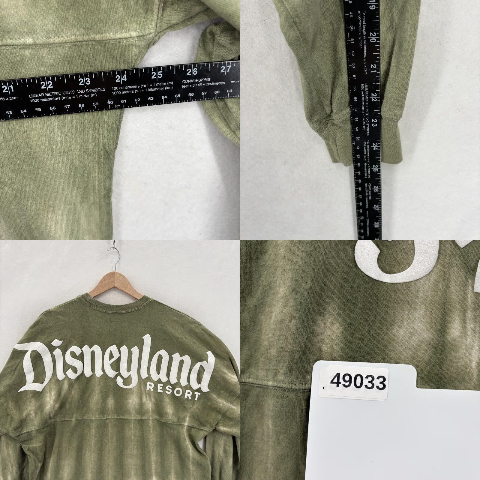 Disney Disney Spirit Jersey Sweatshirt Unisex Large Green Disneyland Resort Oversized Crew Neck Pullover Shirt Accessories Logo Striped 100% Cotton Naughty Size L / US 10 / IT 46 - 8 Thumbnail