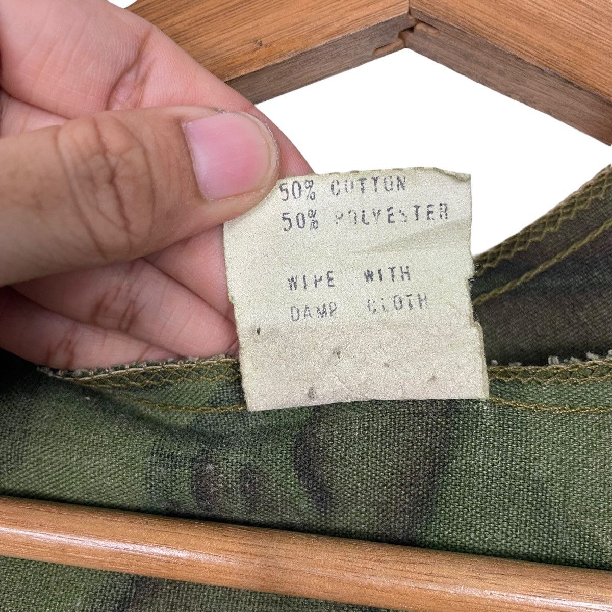 Other Vintage US Army Camouflage Hooded Long Coat Size US L / EU 52-54 / 3 - 18 Thumbnail